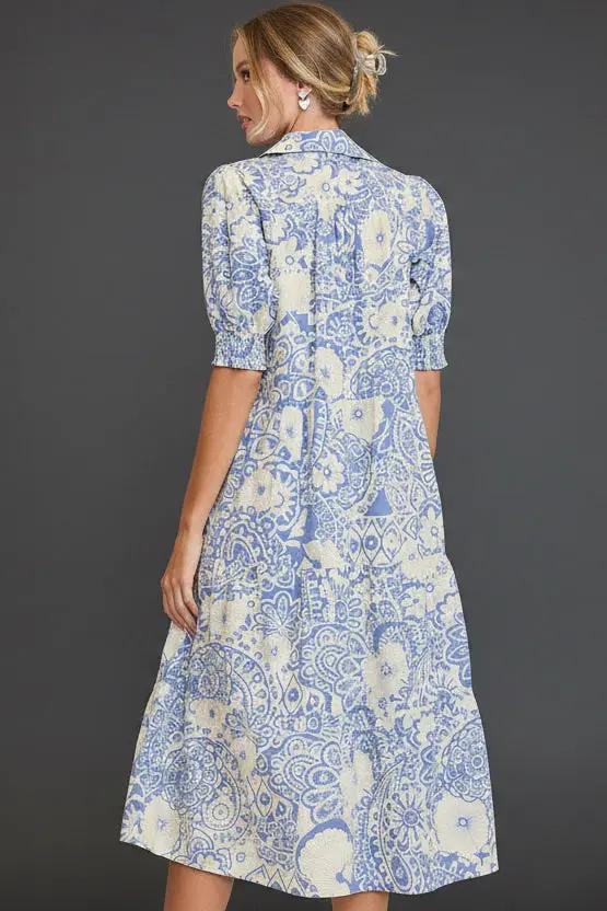 Umgee The Sweet Escape Tiered Midi Dress - Dresses