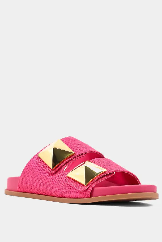 Shu Shop Shu Shop BERNARDA: Woven Fuchsia - Sandals