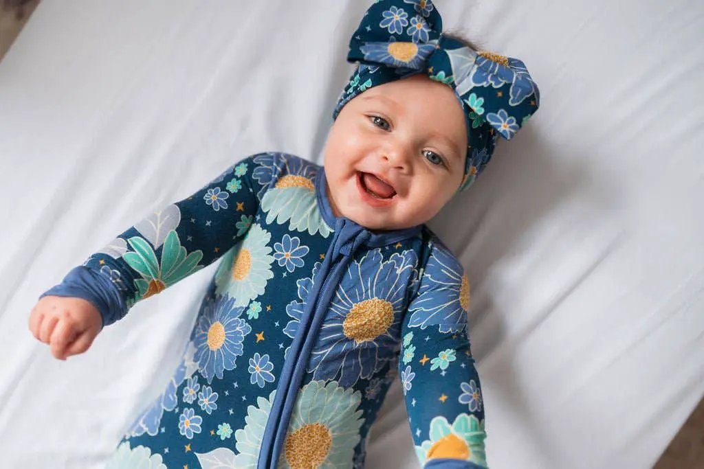 Jammie Session formerly Big Dreams Little Jammies Bluepsie Daisy Romper - Baby One-Pieces