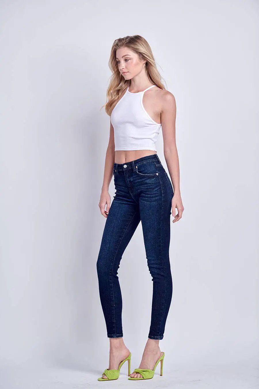 ARTEMIS VINTAGE Artemis Vintage High Rise Full Length Perfect Skinny Jeans - Jeans