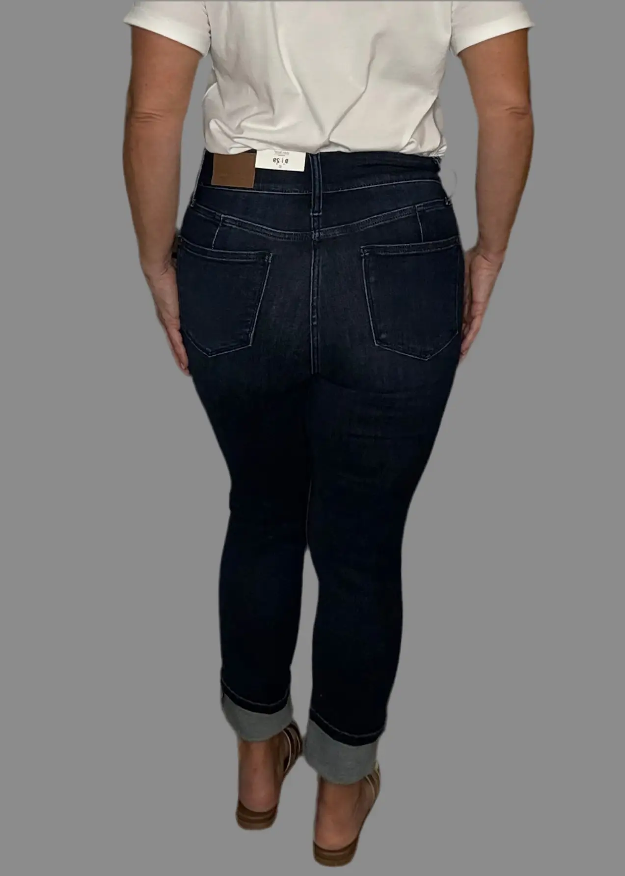 Judy Blue Judy Blue High Waist Double Waistband Capri - Jeans Judy Blue High Waist Capri