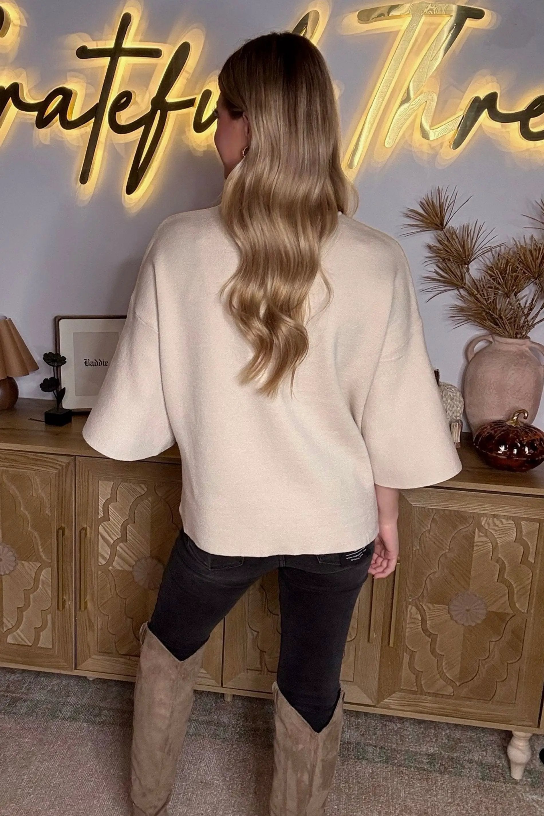 Zenana Viscose Bell Sleeve Sweater - Sweaters Viscose Bell Sleeve Sweater