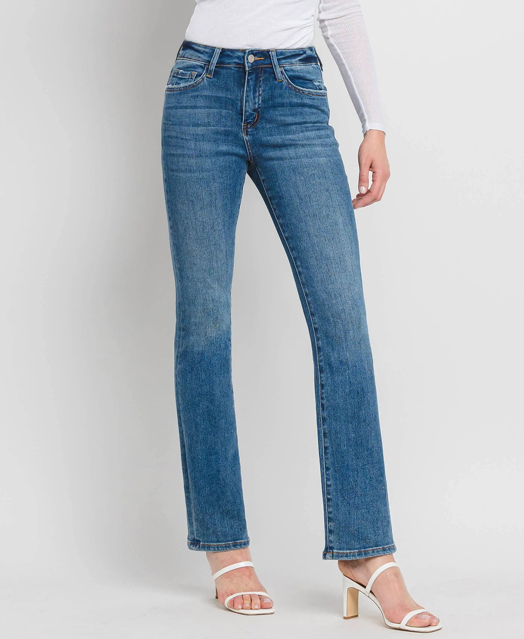 VERVET by FLYING MONKEY VERVET High Rise Bootcut Jeans - Jeans