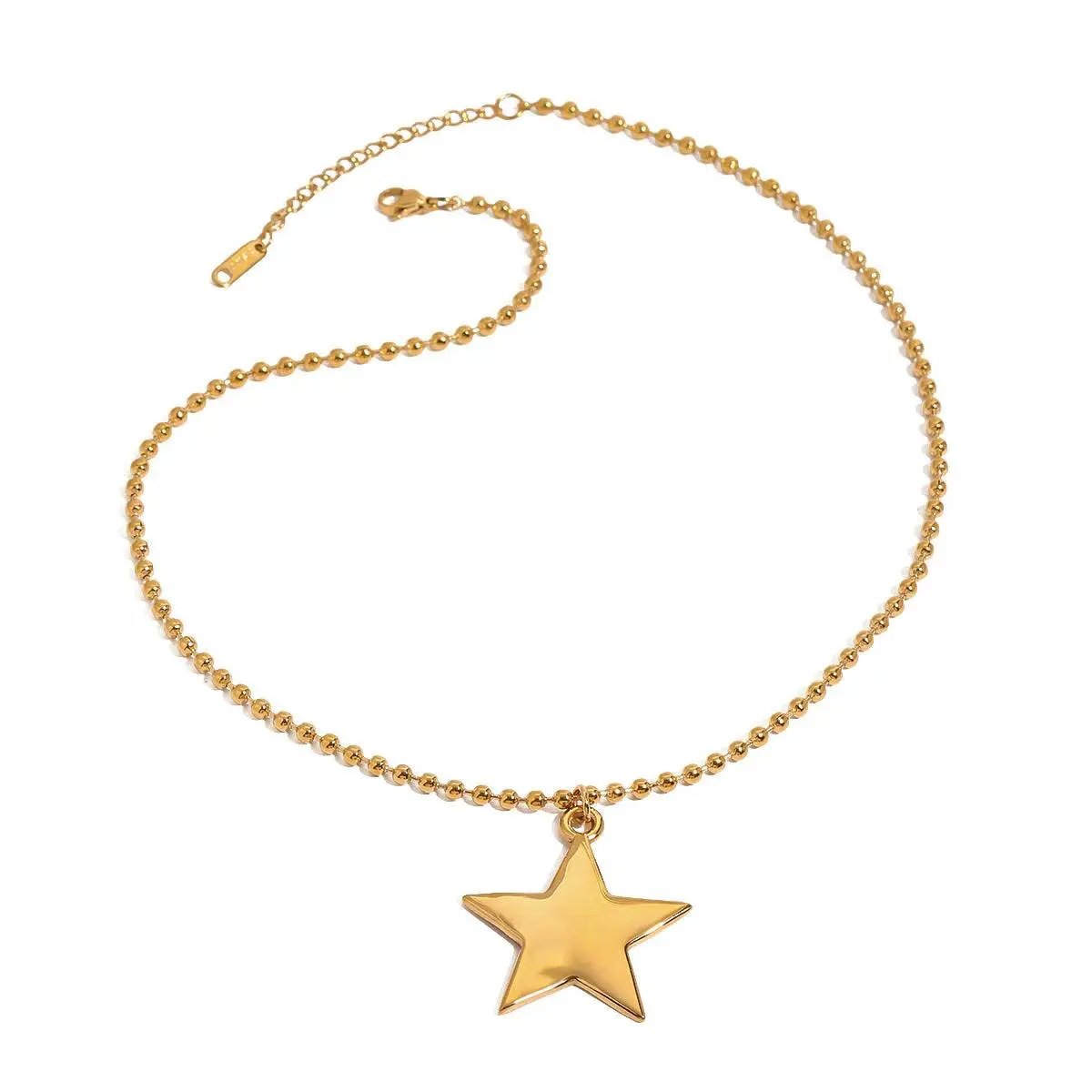 Savvy Bling The Golden Starlight Beaded Necklace (Water Resistant) - Necklaces