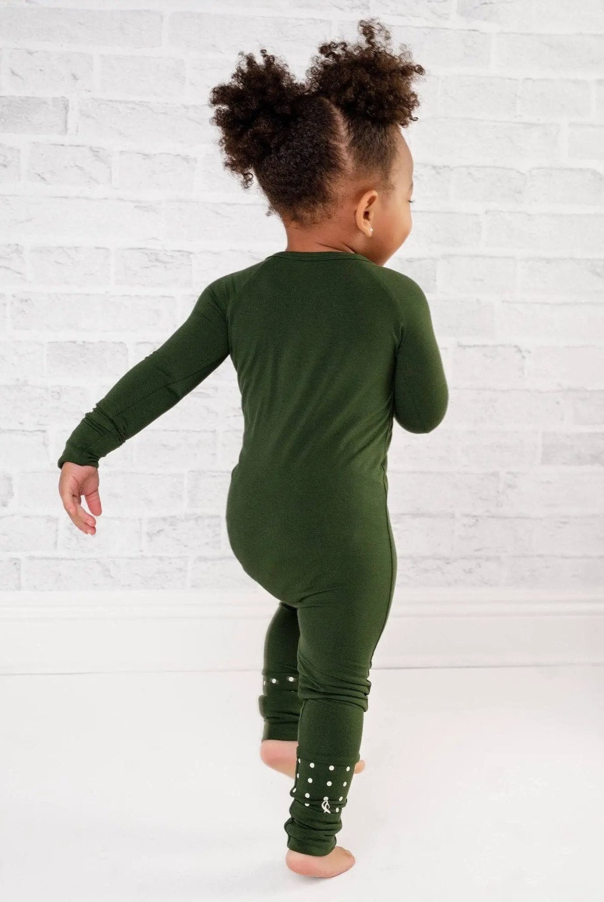 Jammie Session formerly Big Dreams Little Jammies Emerald Bamboo Romper - Baby One-Pieces