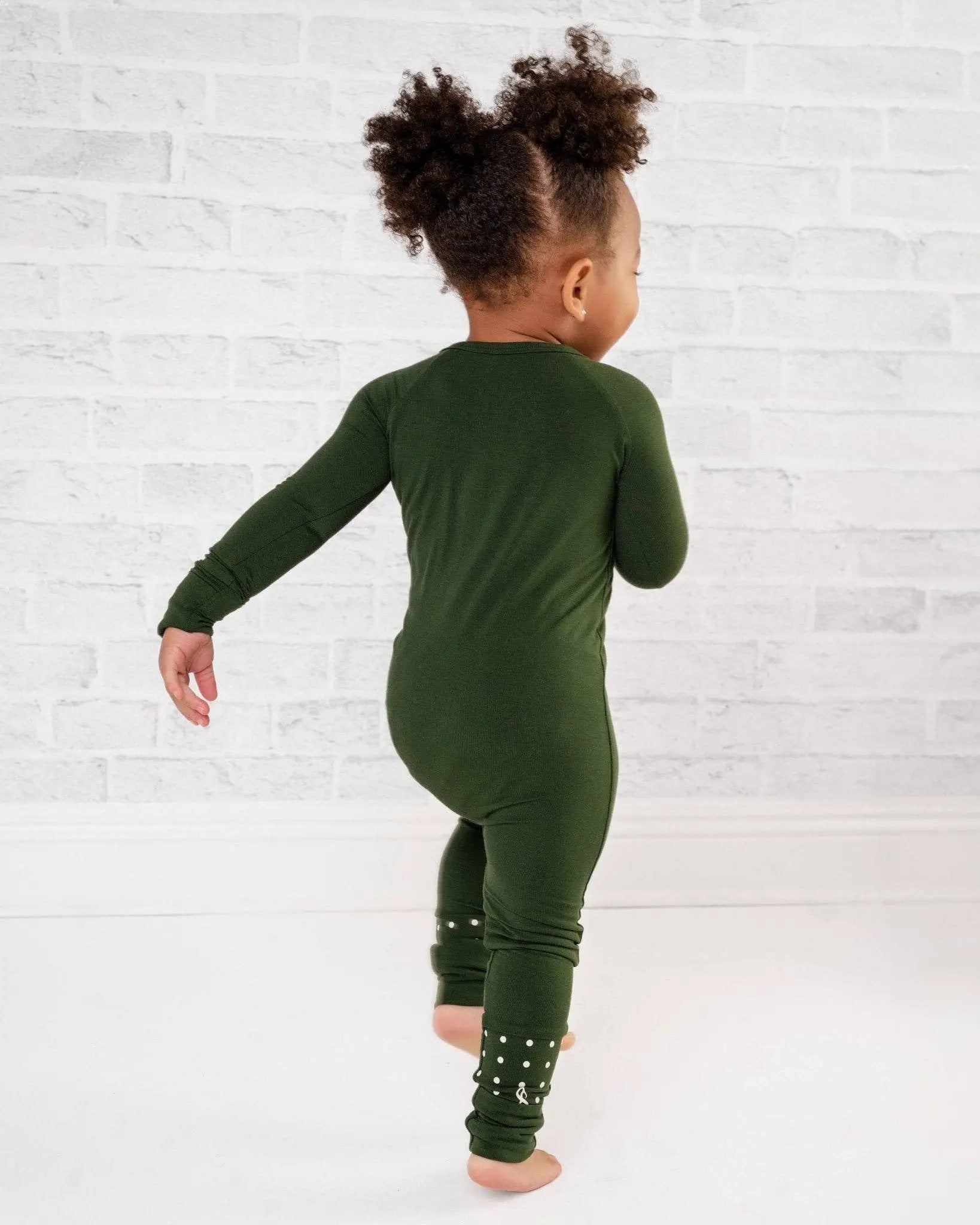Jammie Session formerly Big Dreams Little Jammies Emerald Bamboo Romper - Baby One-Pieces