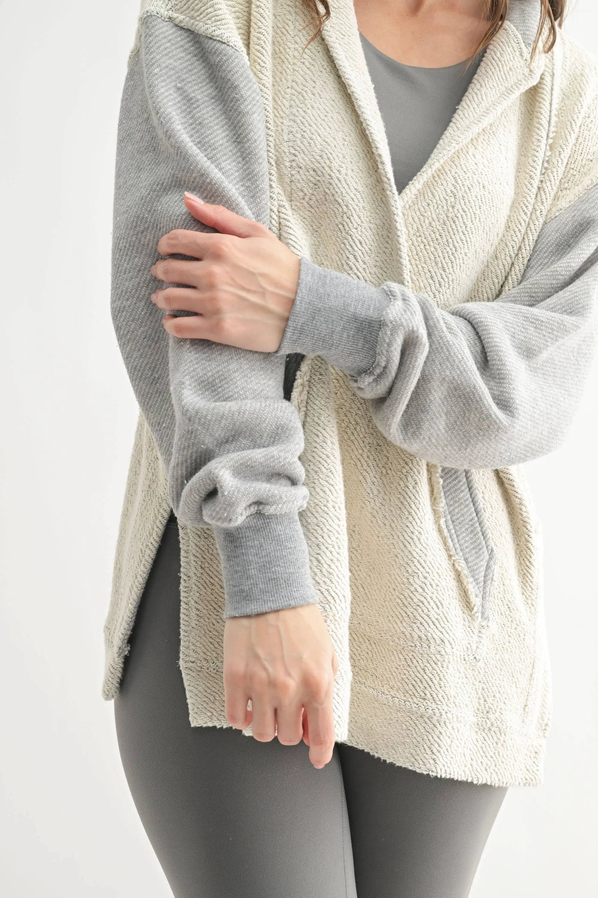 Mono B Mono B - Driftwood Pullover Hoodie in Heather Grey - Hoodies Mono B - Driftwood Pullover Hoodie