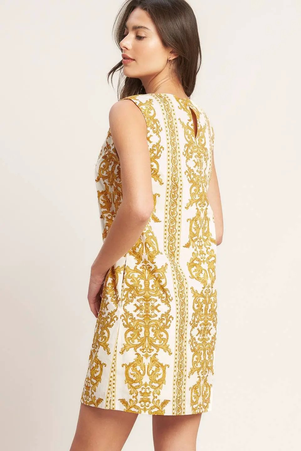 FLYING TOMATO The Golden Hour Charm Mini Dress - Dresses
