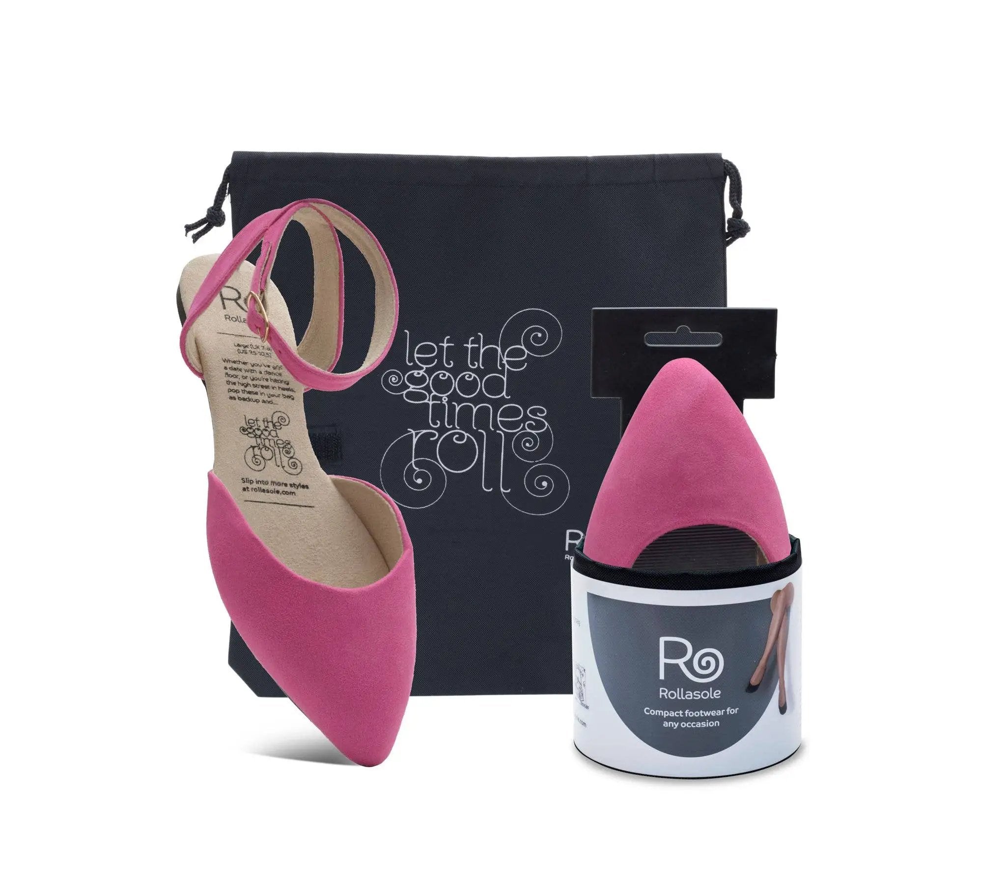 Rollasole Pink Crush Slingback Flats - Flats Flat pink slingback