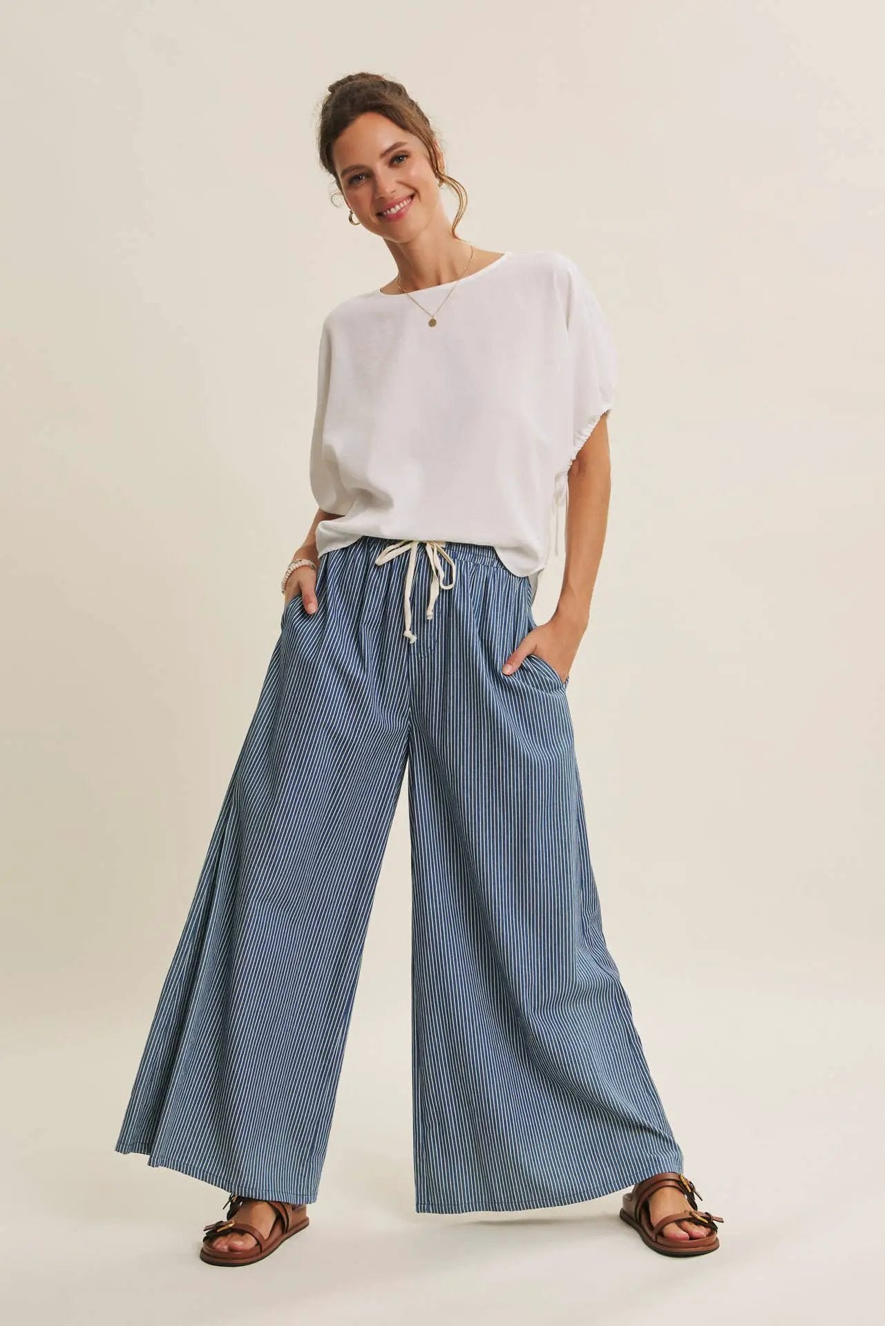 in february The Light & Lovely Dolman Blouse: Off White - Blouses