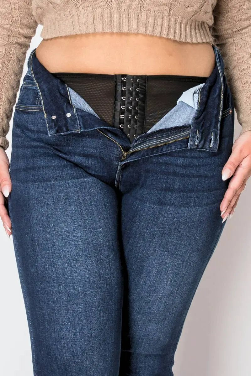 ARTEMIS VINTAGE Artemis Vintage Corset High Rise Super Stretch PLUS Bootcut Jeans - Jeans