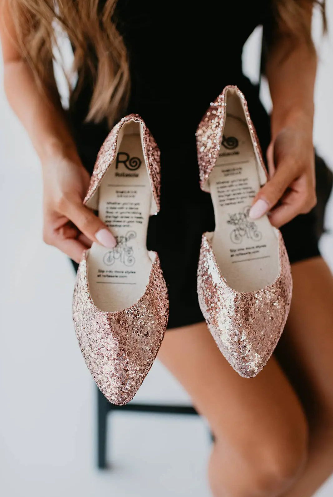 Rollasole Sparkling Rose' Flats - Flats