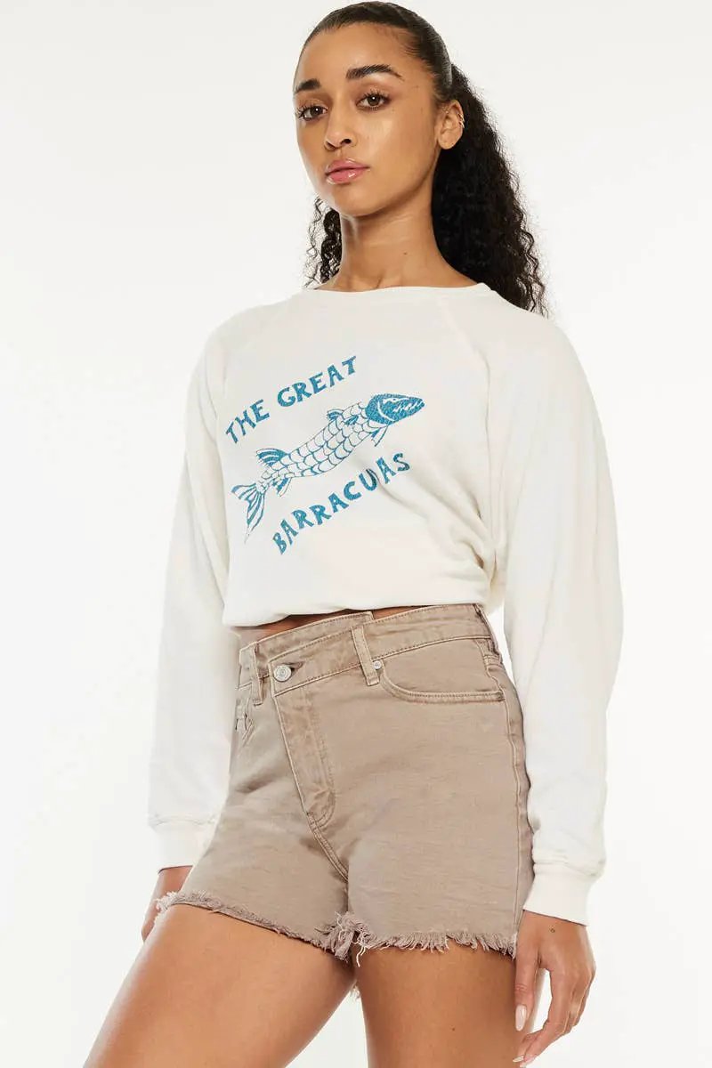 Kan Can USA KanCan 90’S CROSSOVER SHORTS - Shorts