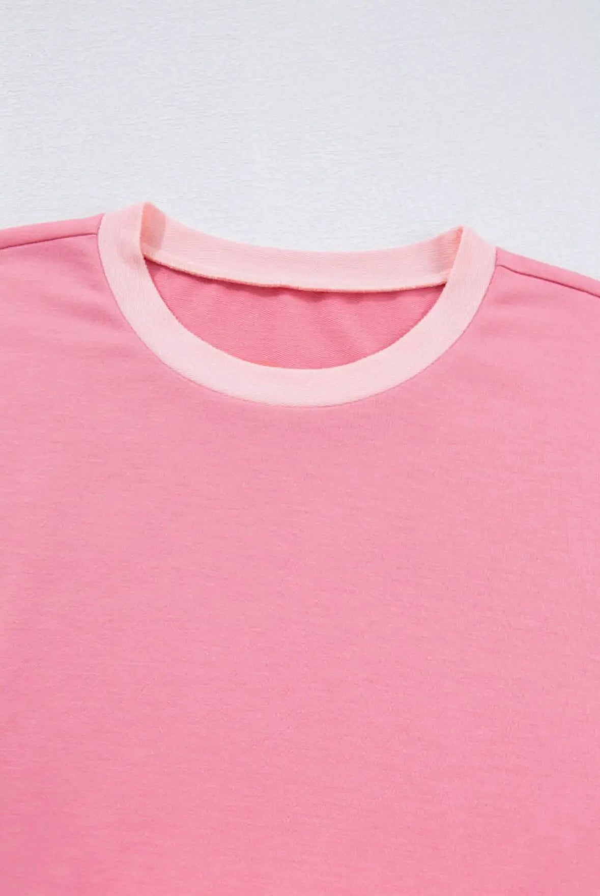 Grateful Threads Boutique Peach Blossom Half Sleeve Raw Seam High Low Side Split Top - Clothing Tops Peach Blossom Half Sleeve Raw Seam High Low Side Split