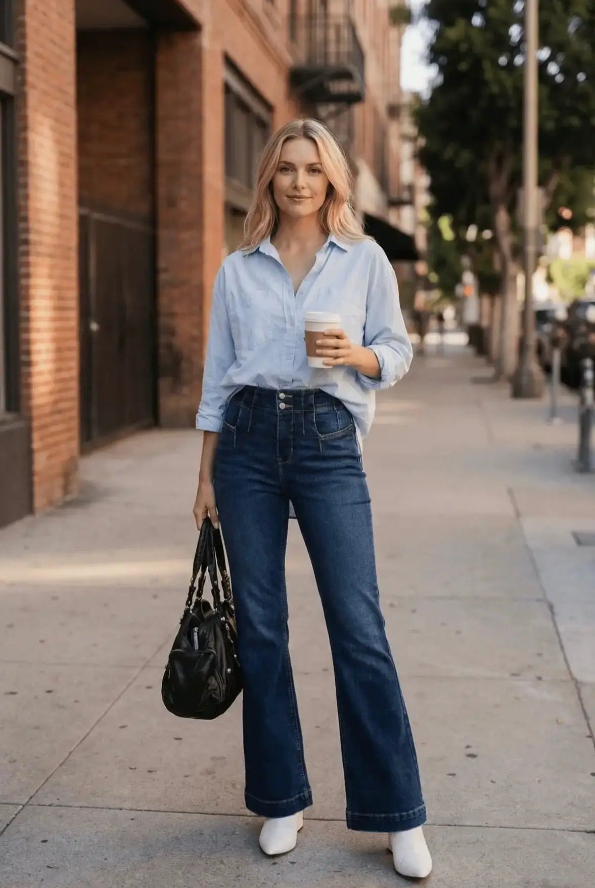 ARTEMIS VINTAGE Artemis Vintage “Curve Authority” Tummy Control + Hip Lifter Modern Flare Jeans - Jeans