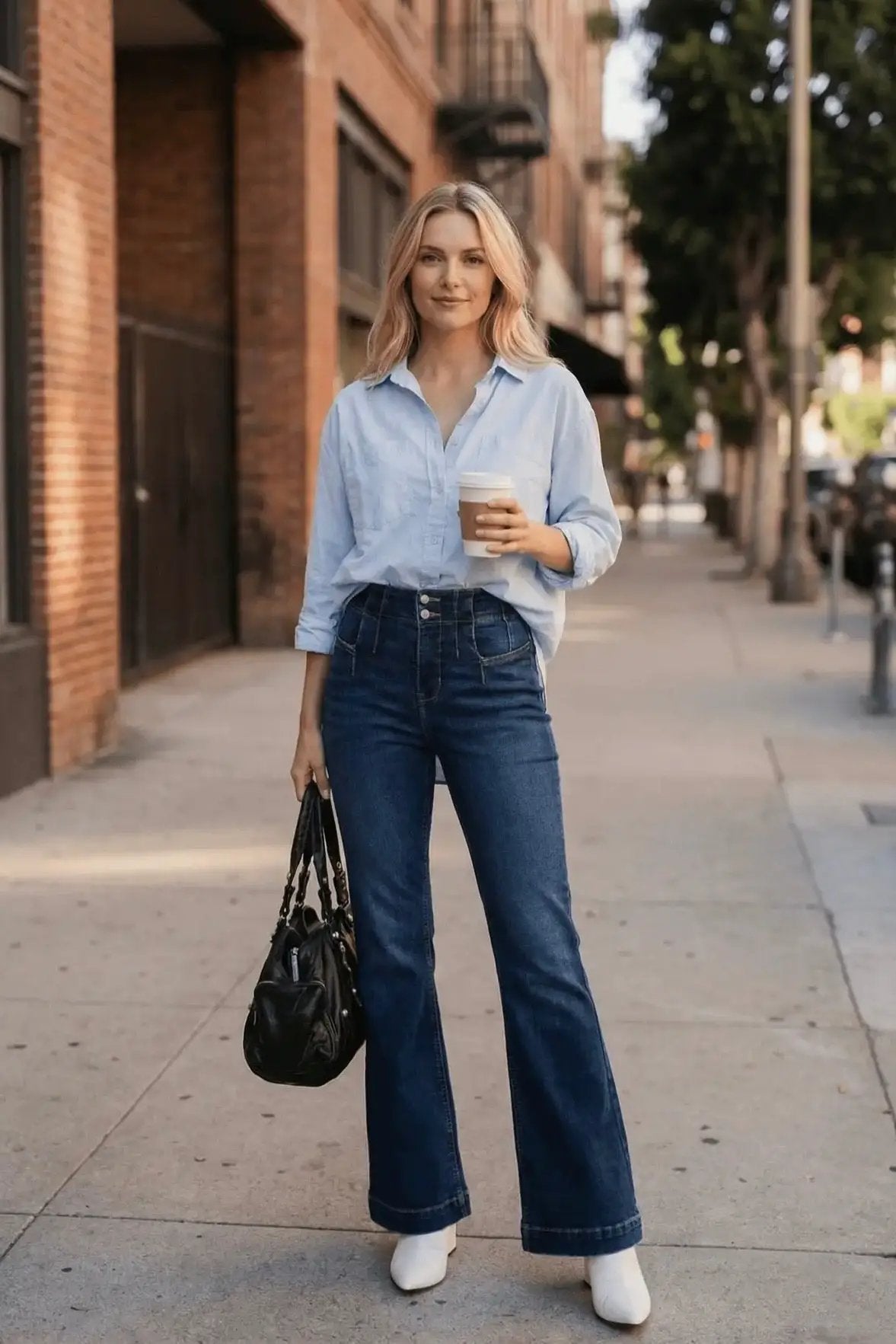 ARTEMIS VINTAGE Artemis Vintage “Curve Authority” Tummy Control + Hip Lifter Modern Flare Jeans - Jeans