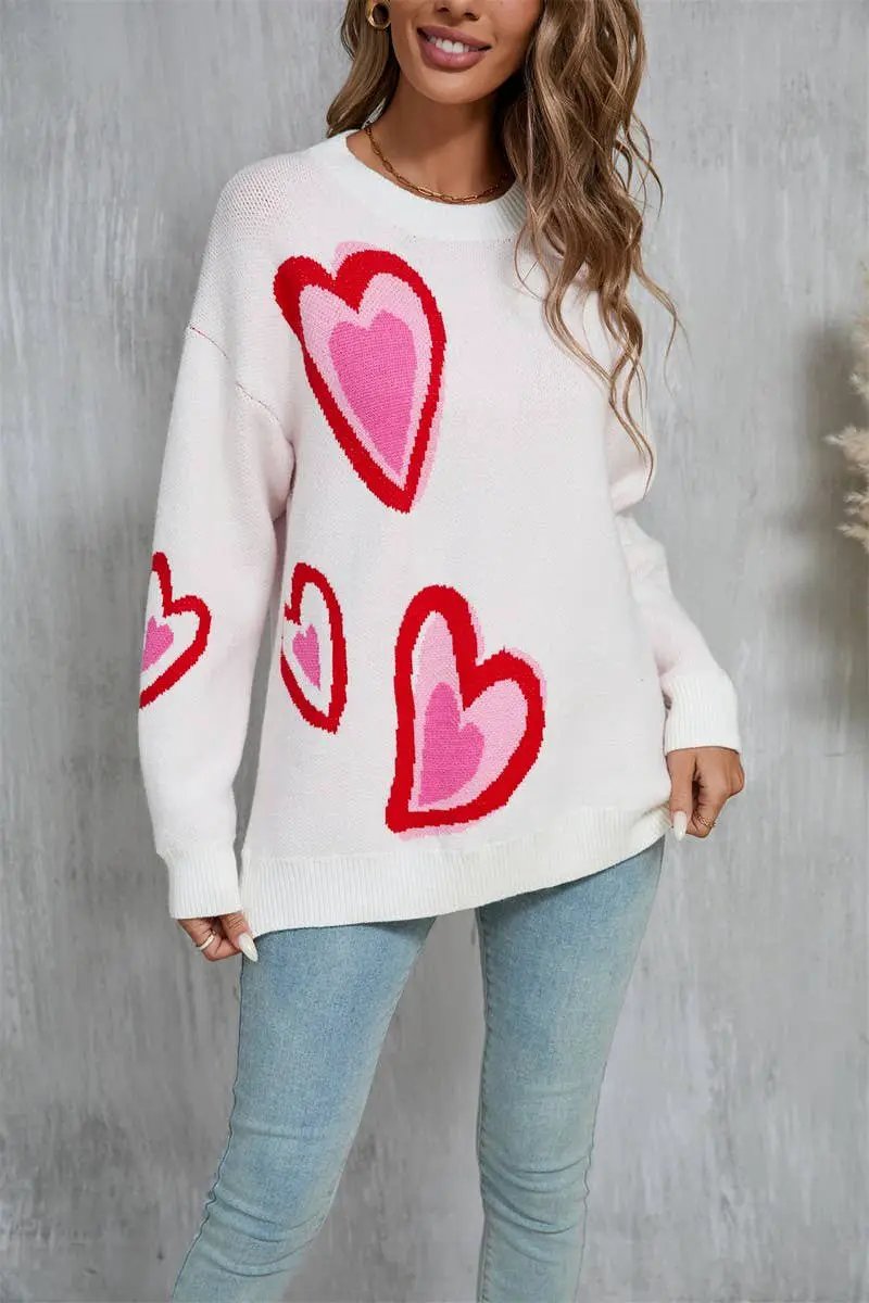 NINEXIS Heartbreaker Valentine Sweater - Sweaters Top