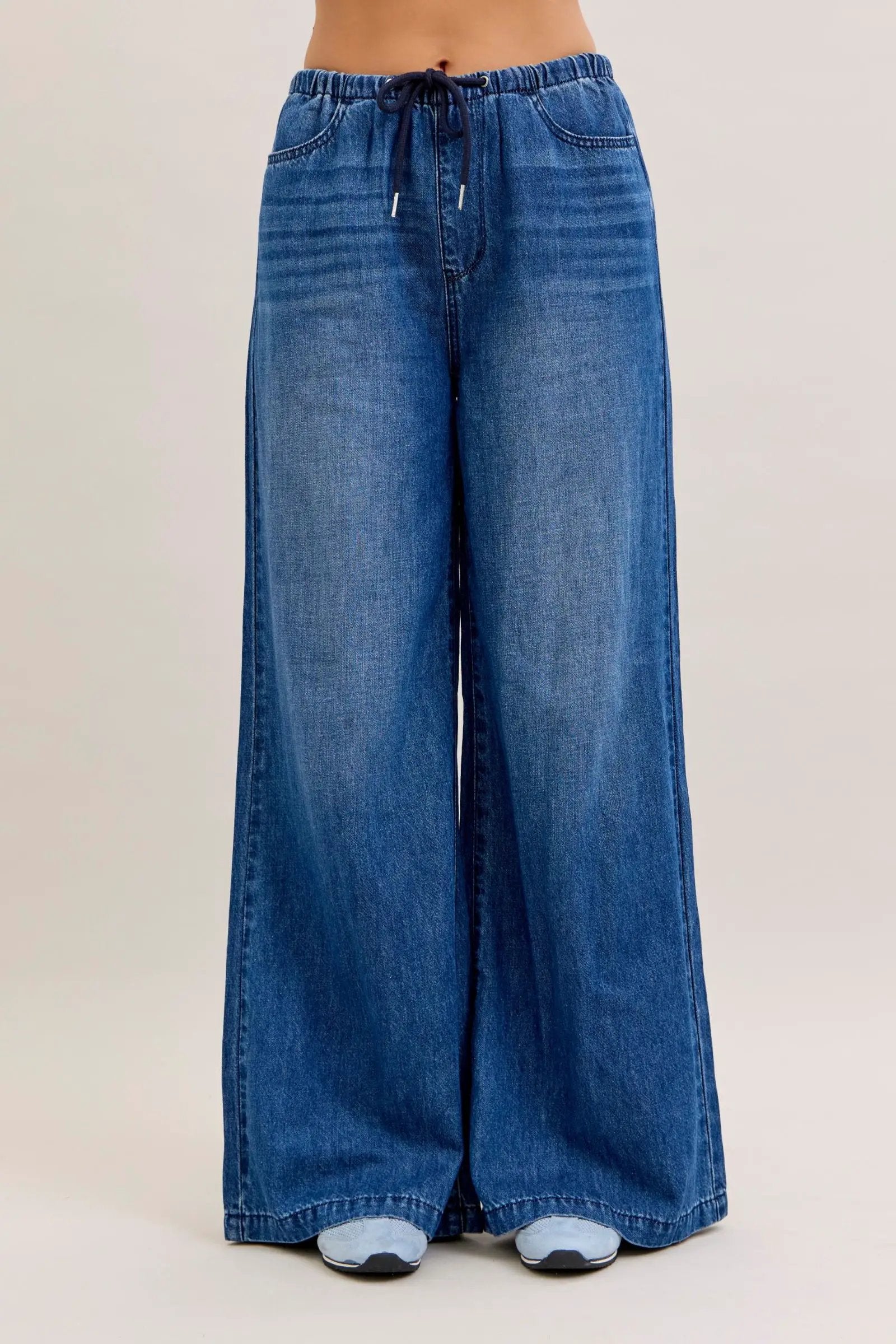 Judy Blue The Easy Breezy High Waist Featherweight Palazzo Pants - Jeans