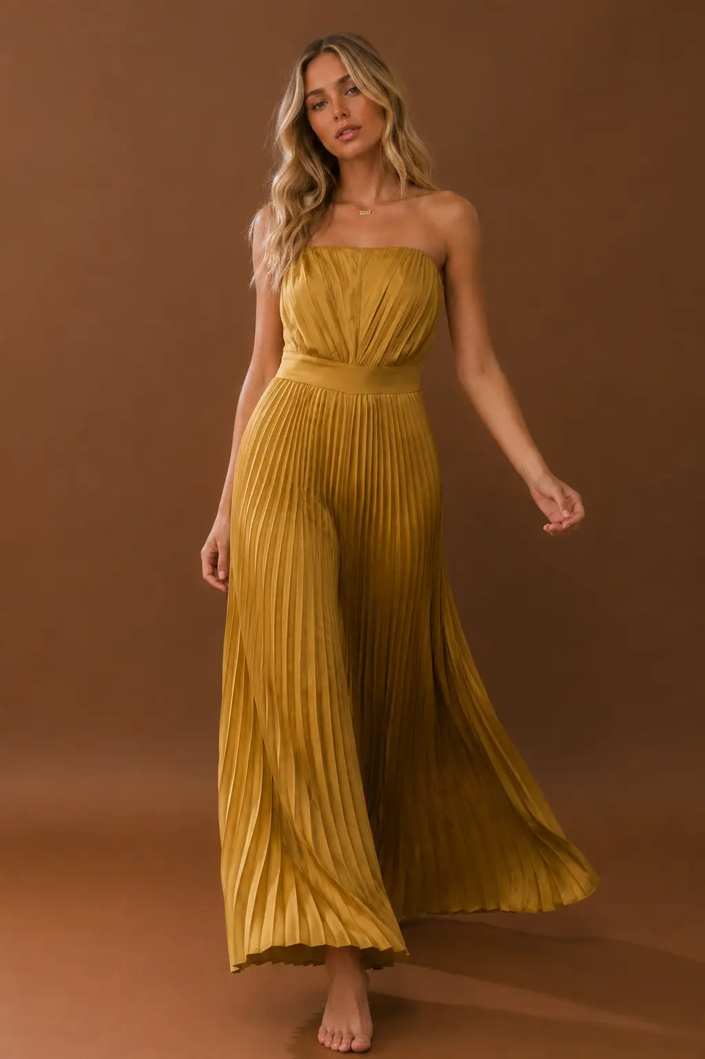FLYING TOMATO The Sunlit Grace Wide Leg Jumpsuit - One-Pieces