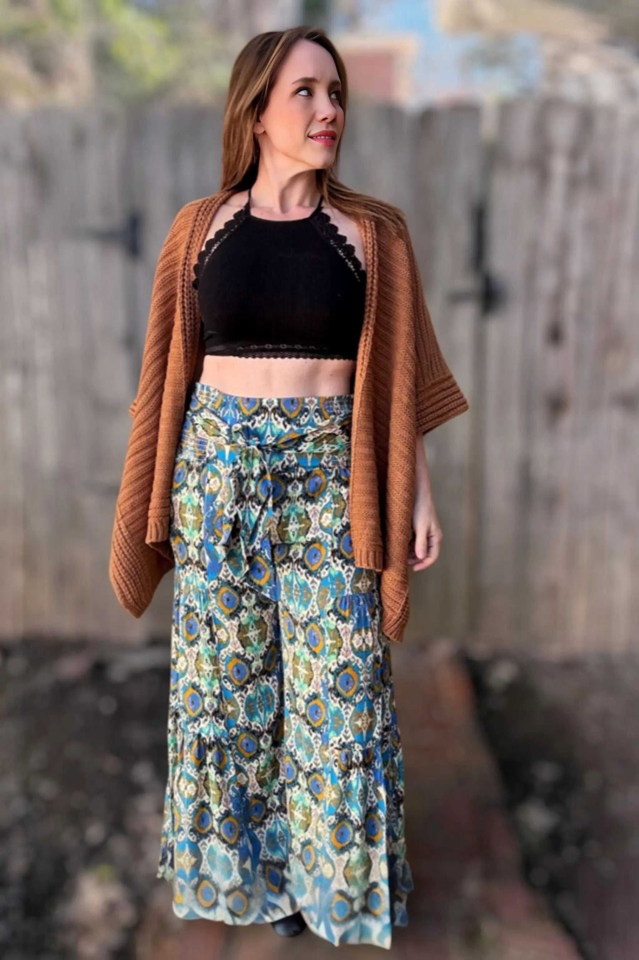 Three Bird Nest Three Bird Nest - So Deserving Ruana Chunky Knit Cardigan Sweater - Cardigans Three Bird Nest - So Deserving Knit Ruana