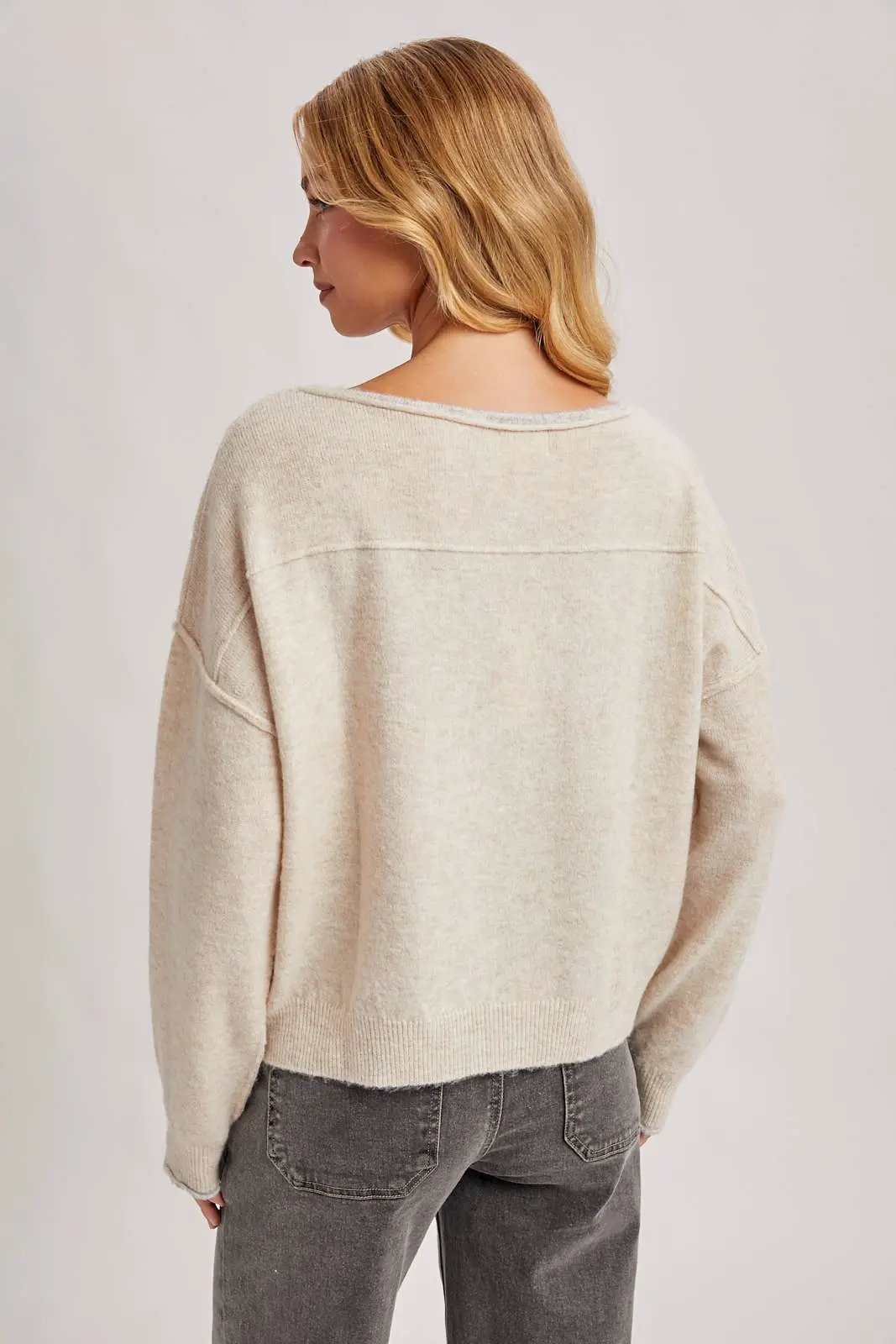 Bluivy The Soft Spoken Boatneck Pullover - Sweaters