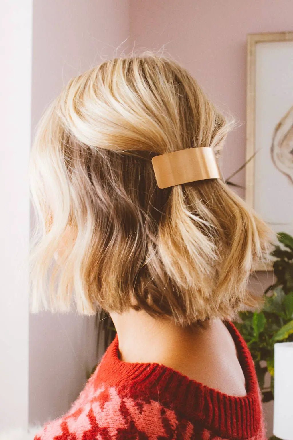 Shop ANDi Brushed Bronze Bar Clip - Hair Pins, Claws & Clips