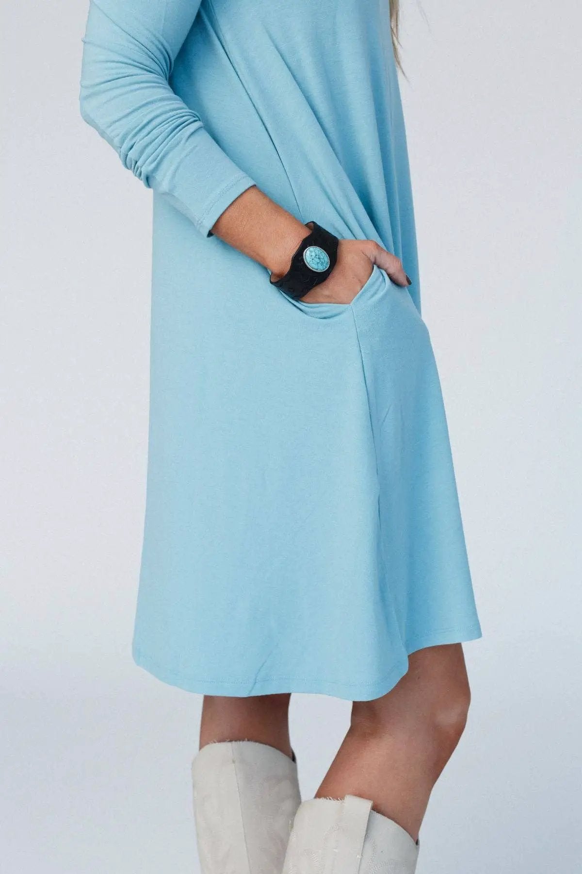 Three Bird Nest Three Bird Nest - Down The Road Turquoise Cuff - Black - Bracelets