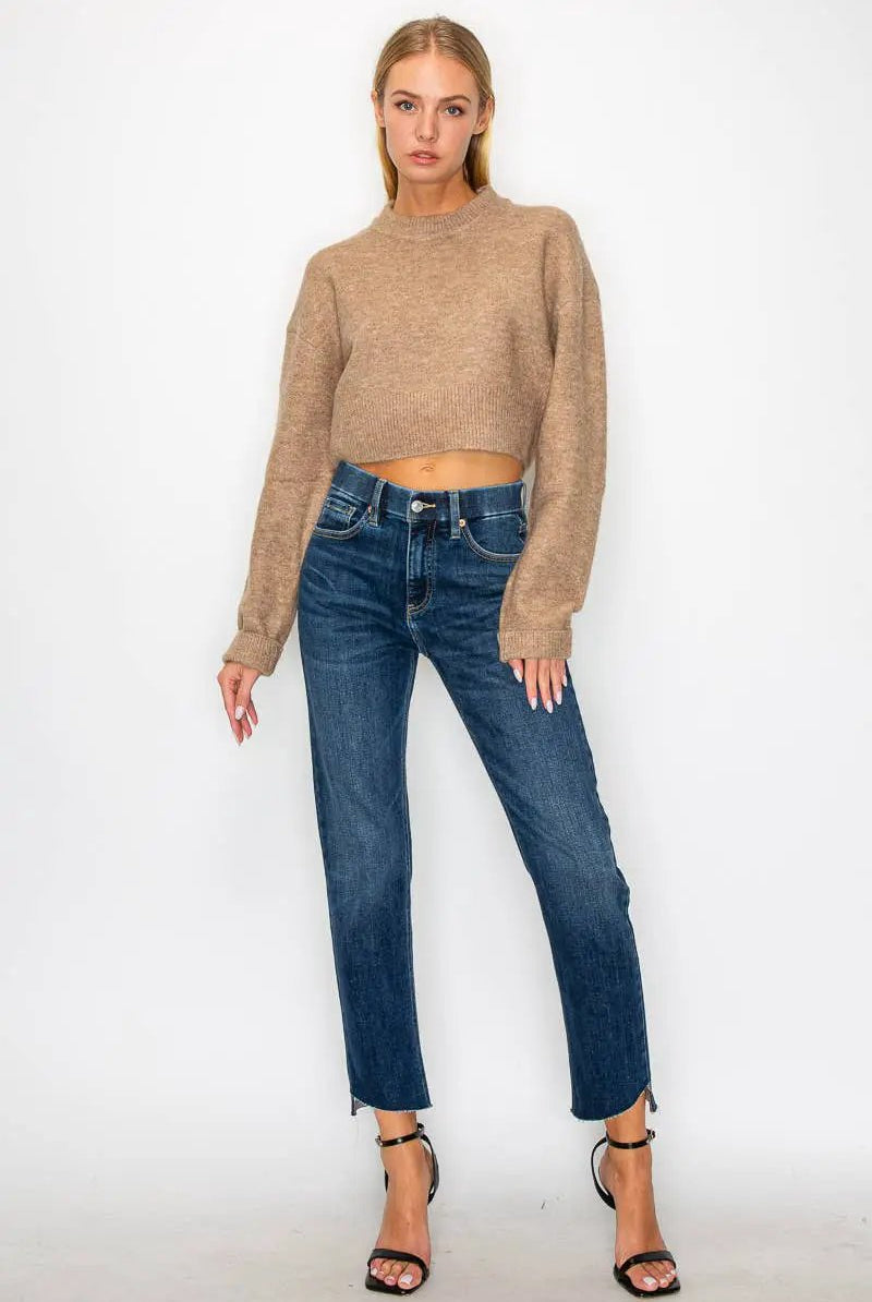 ARTEMIS VINTAGE Artemis Vintage Tummy Control High Rise Straight Jeans - Jeans