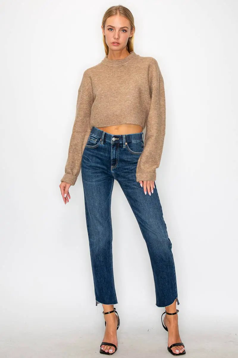 ARTEMIS VINTAGE Artemis Vintage Tummy Control High Rise Straight Jeans - Jeans