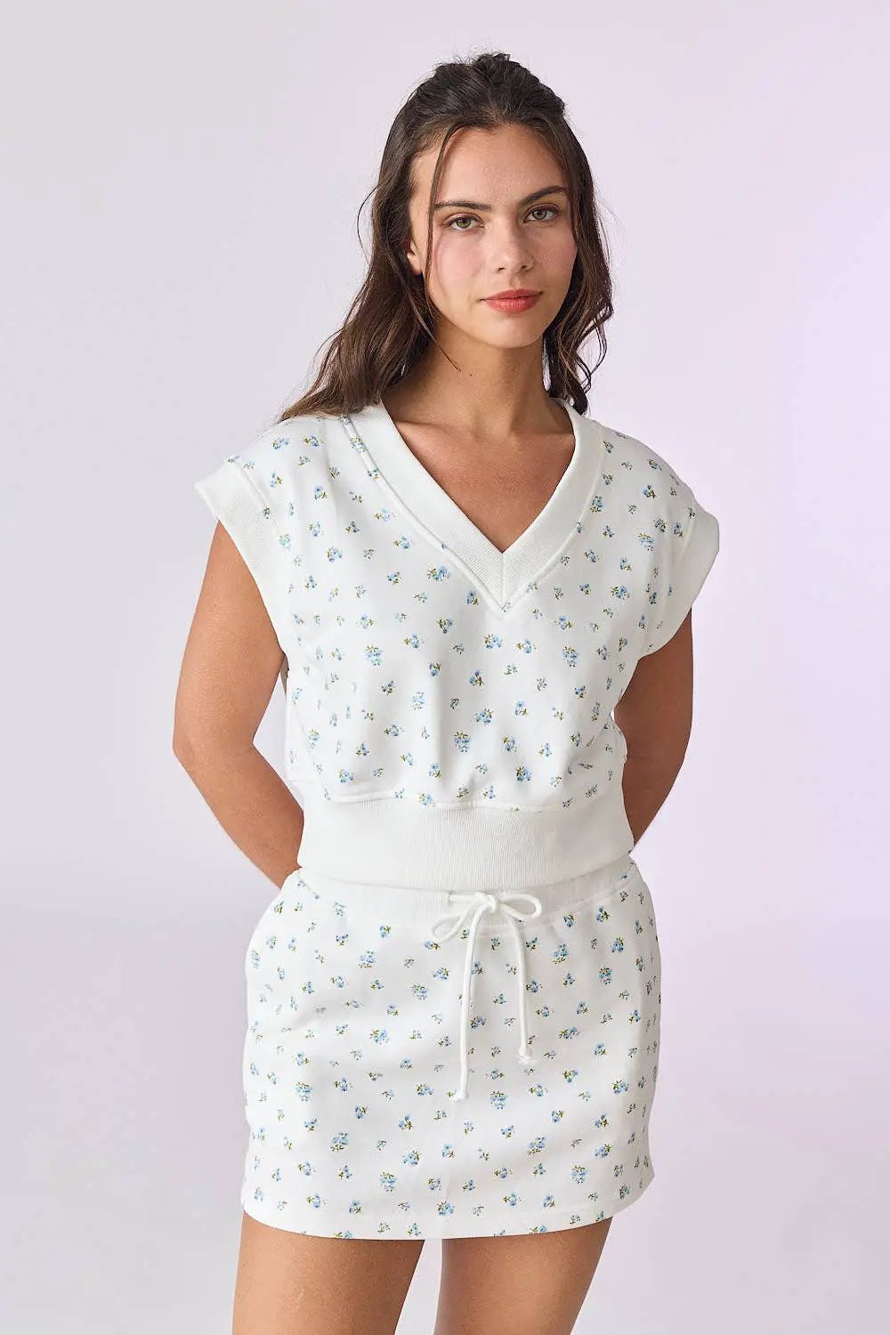 Papermoon The Bluebell Daydream Floral Knit Set - Outfit Sets