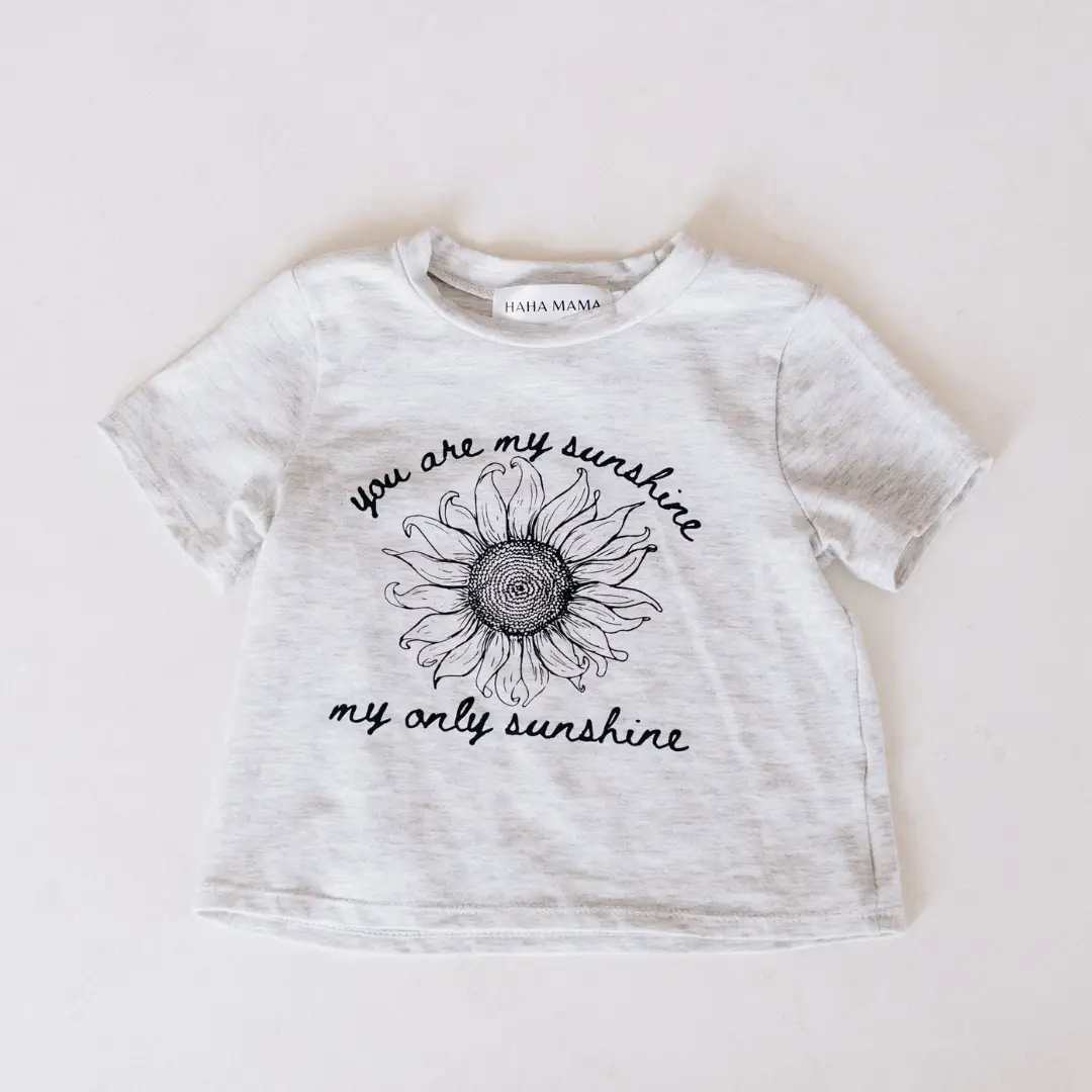 HAHA MAMA Clothing You Are My Sunshine, My Only Sunshine T-Shirt - Mini - T-Shirts