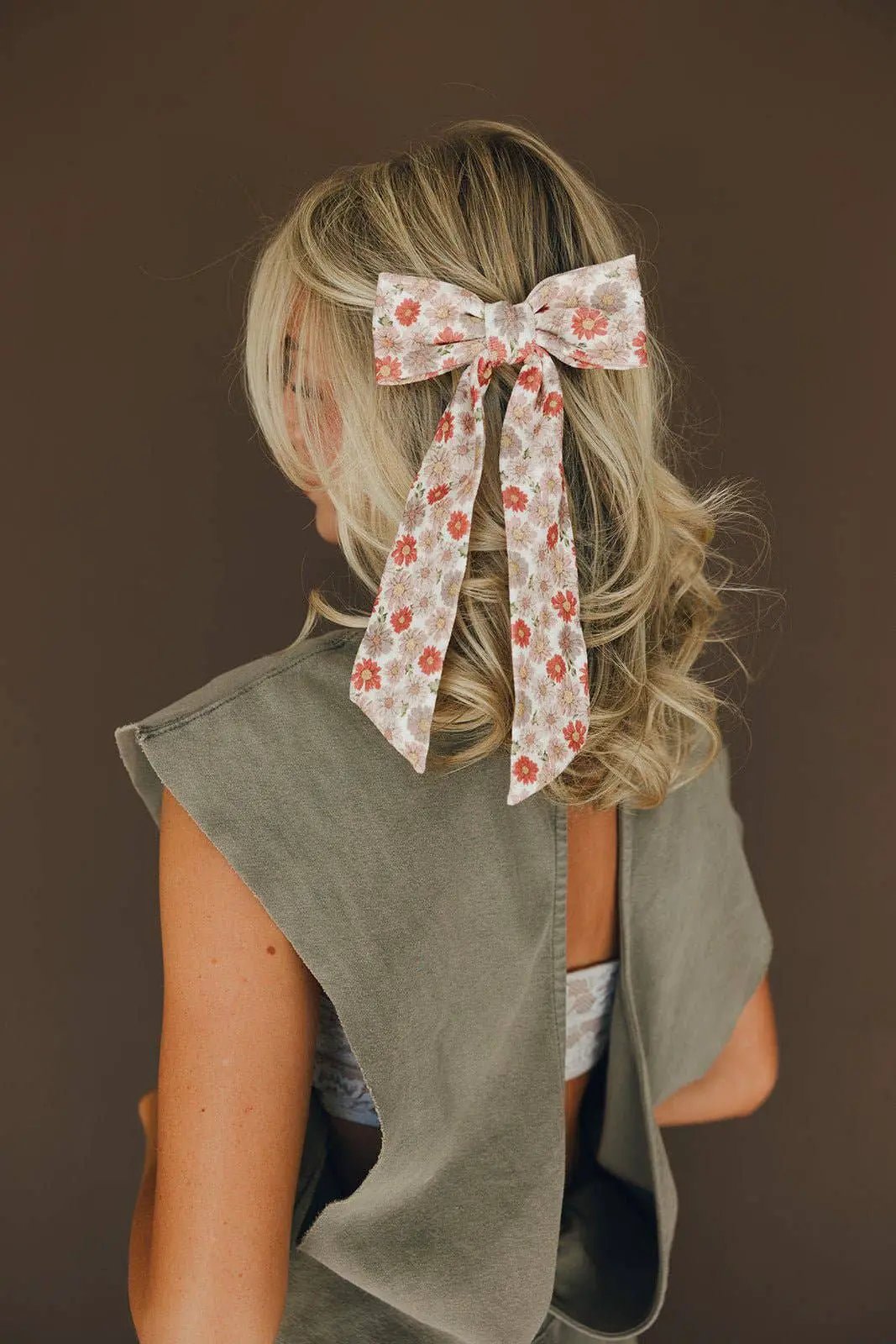 Shop ANDi The Gemma Vintage Floral Bow Barrette - Hair Pins, Claws & Clips Gemma Bow Barrette