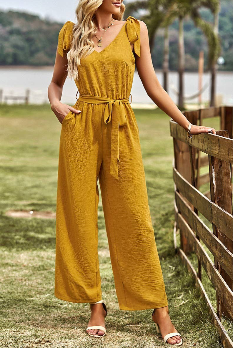 Supreme Fashion Sun-Kissed Stroll Jumpsuit - One-Pieces Sun-Kissed Stroll Jumpsuit