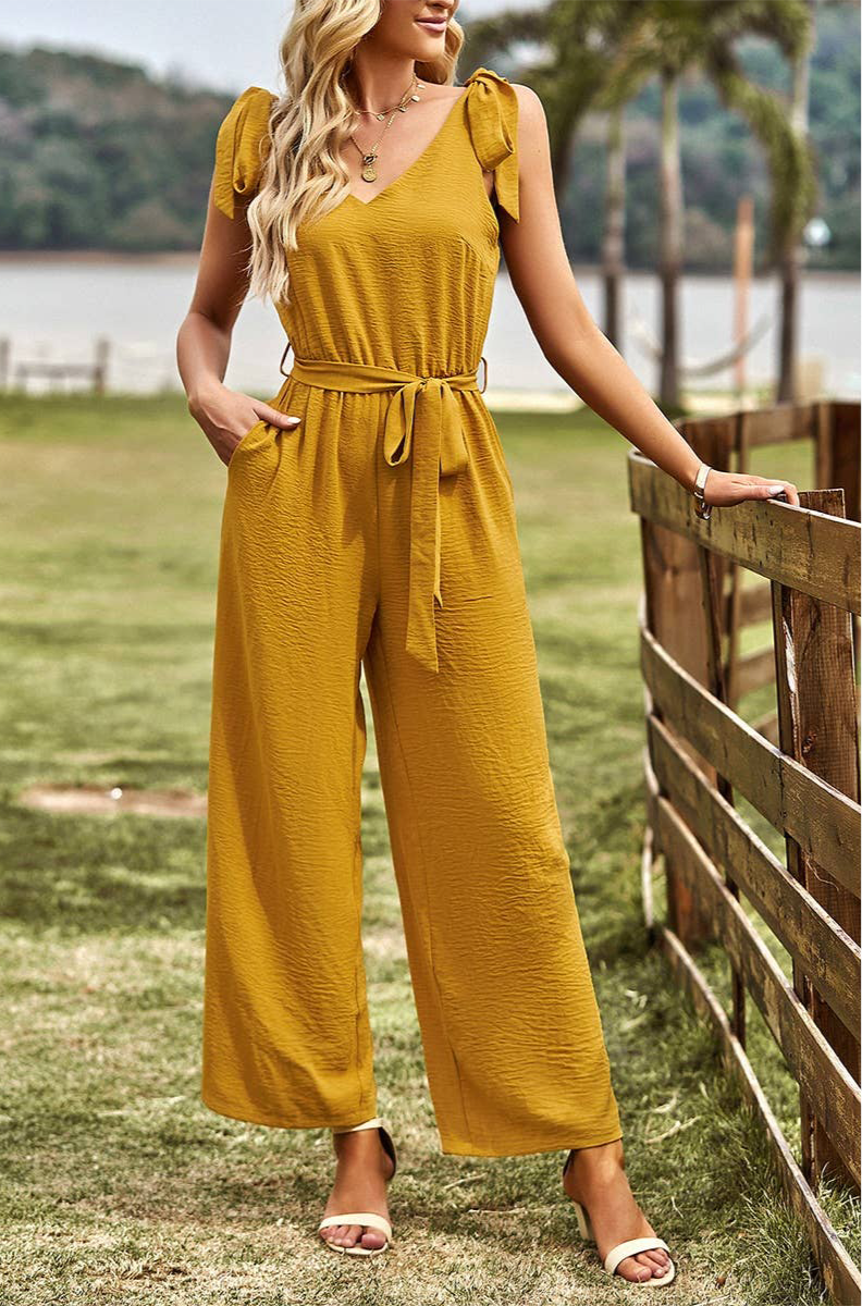Supreme Fashion Sun-Kissed Stroll Jumpsuit - One-Pieces Sun-Kissed Stroll Jumpsuit