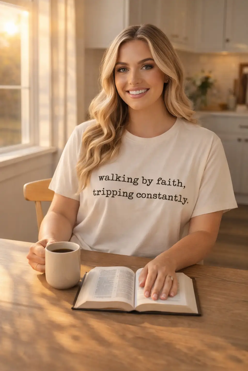 Willow Poppy The Faithful Steps Graphic Tee - T-Shirts
