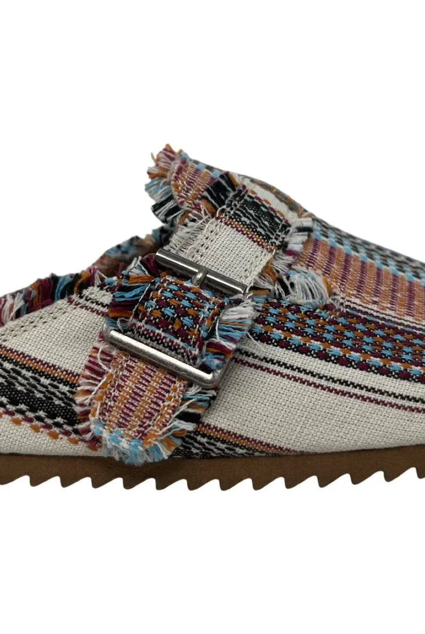 Very G Basket - VERY G Slip on Mule with buckle detail - Flats