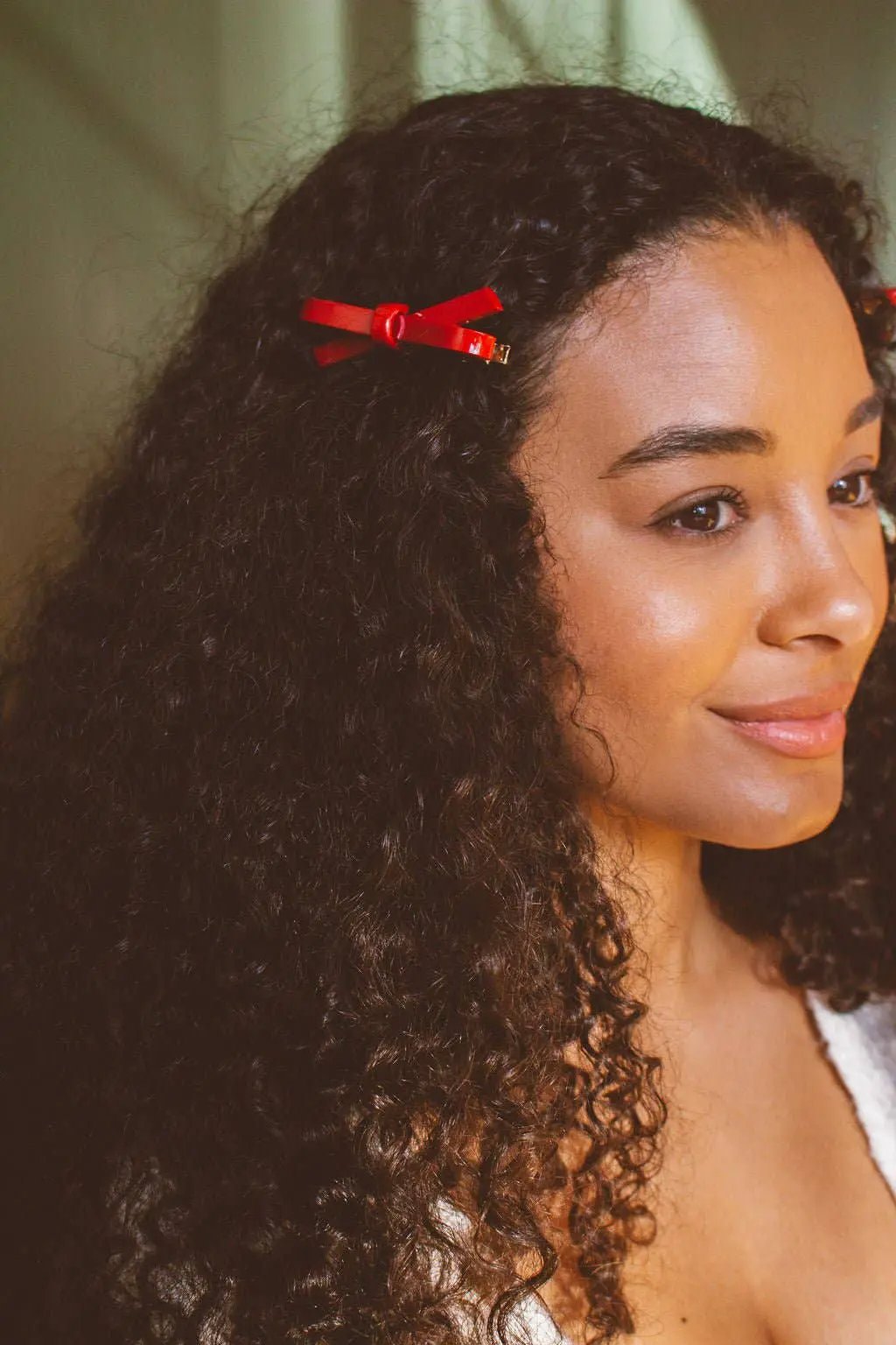 Shop ANDi The Ruby Red Acetate Bow Clip: 2 pack - Hair Pins, Claws & Clips