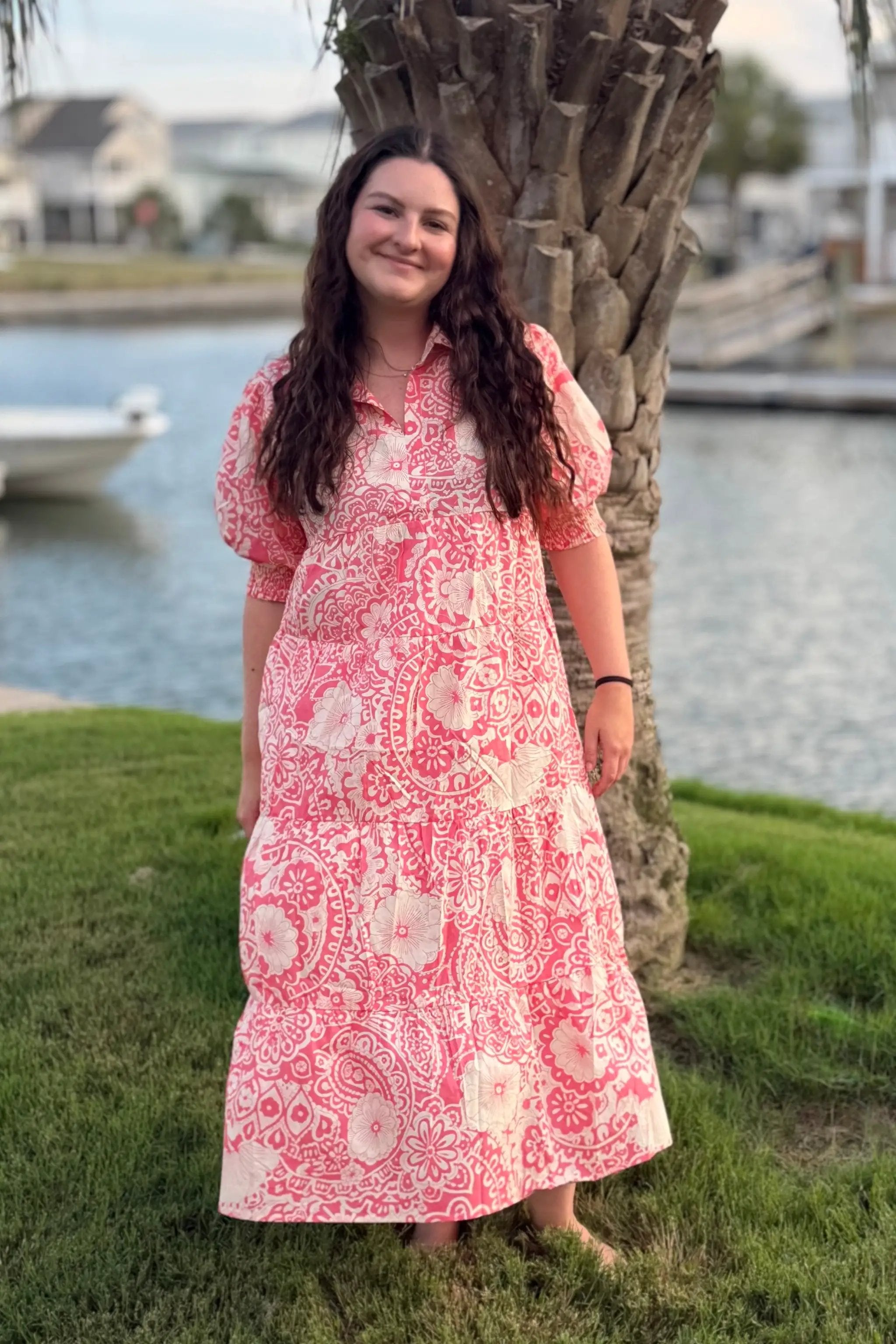 Umgee The Sweet Escape Tiered Midi Dress - Dresses
