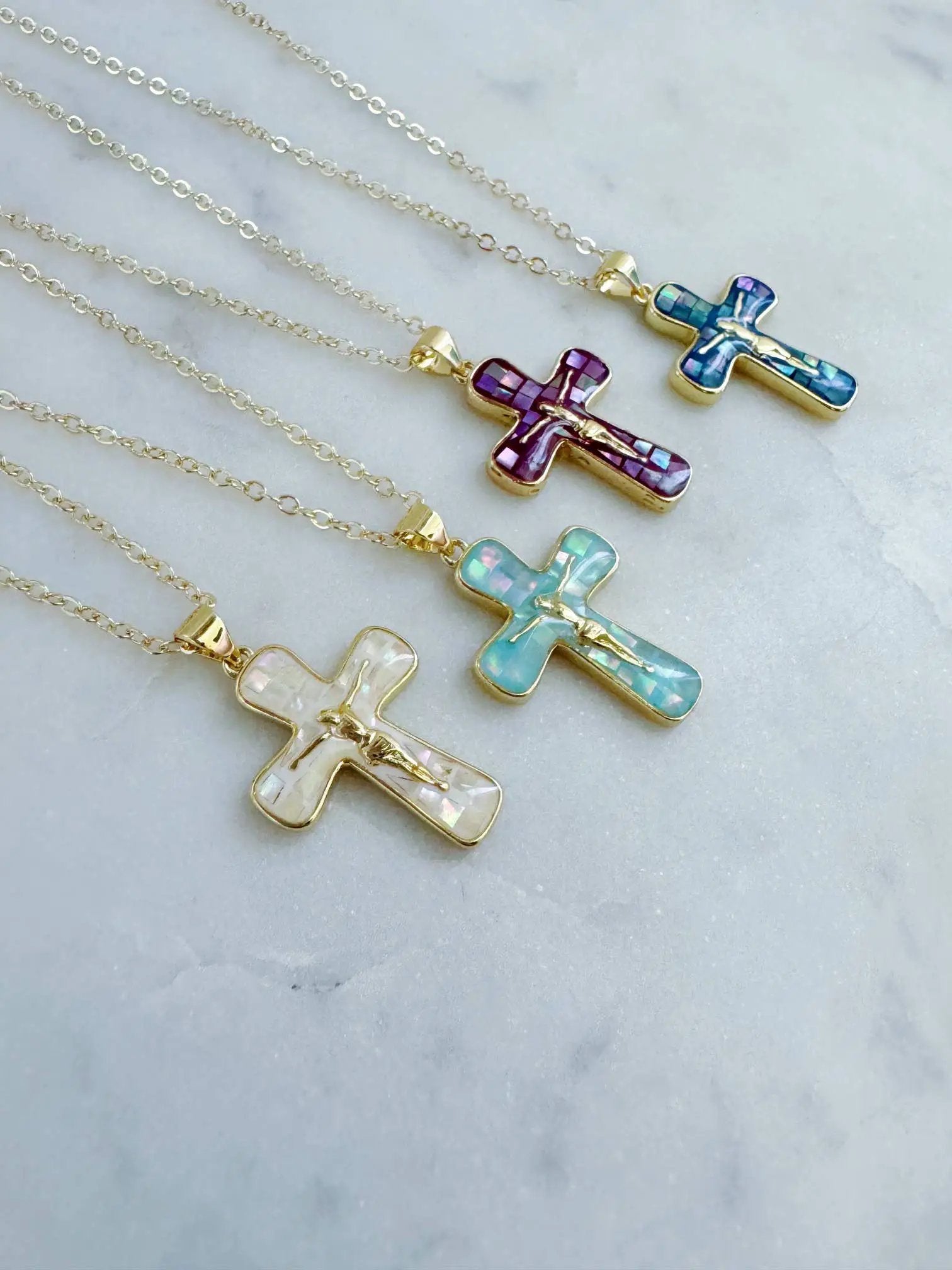 Laalee Jewelry Religious Jewelry, Crucifix Cross Necklace, Religious Gift - Necklaces