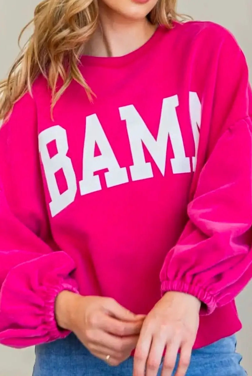 Oddi BAMA Bubble Sleeve Sweatshirt - Sweatshirts BAMA BUBBLE SLEEVE SWEATSHIRT