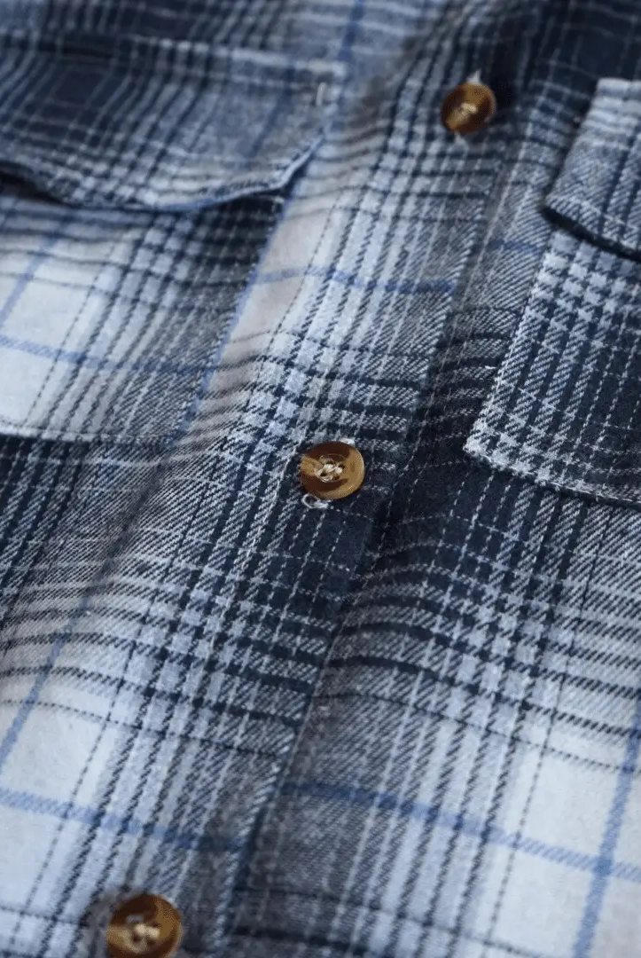 HAHA MAMA Clothing Lightweight Navy Flannel - ADULT UNISEX - Overshirts