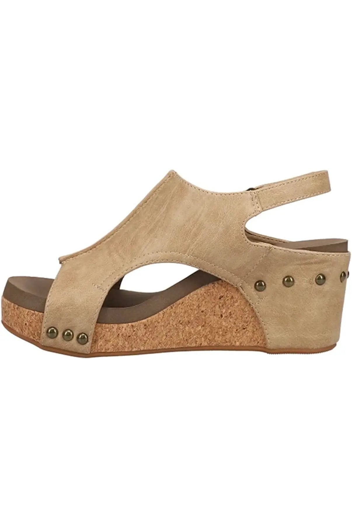 Pierre Dumas The Chantel Wedge Sandal by Pierre Dumas - Heels Wedges in shoes