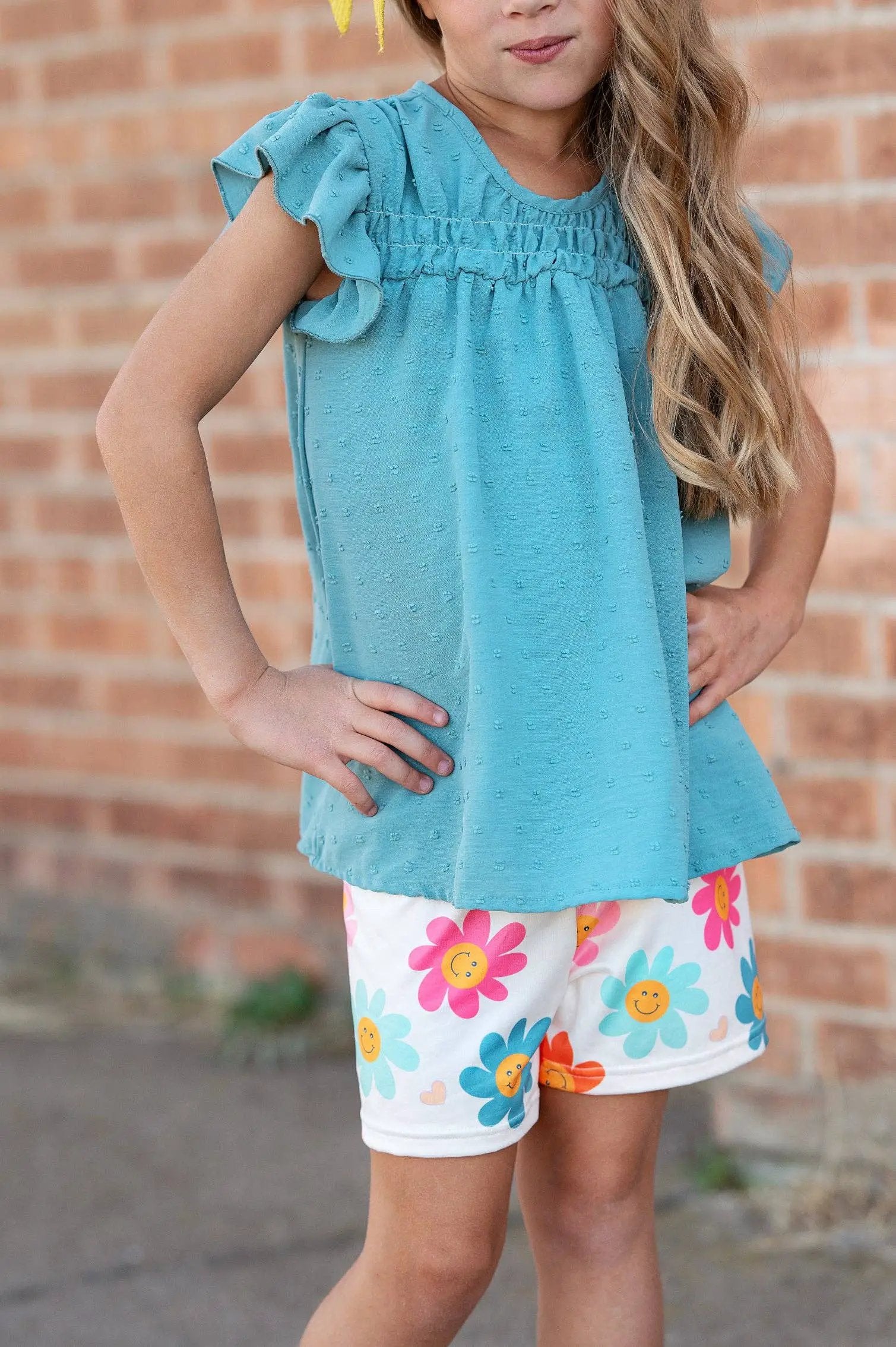 Adorable Sweetness The Retro Flower Power Cutie Set - Outfit Sets