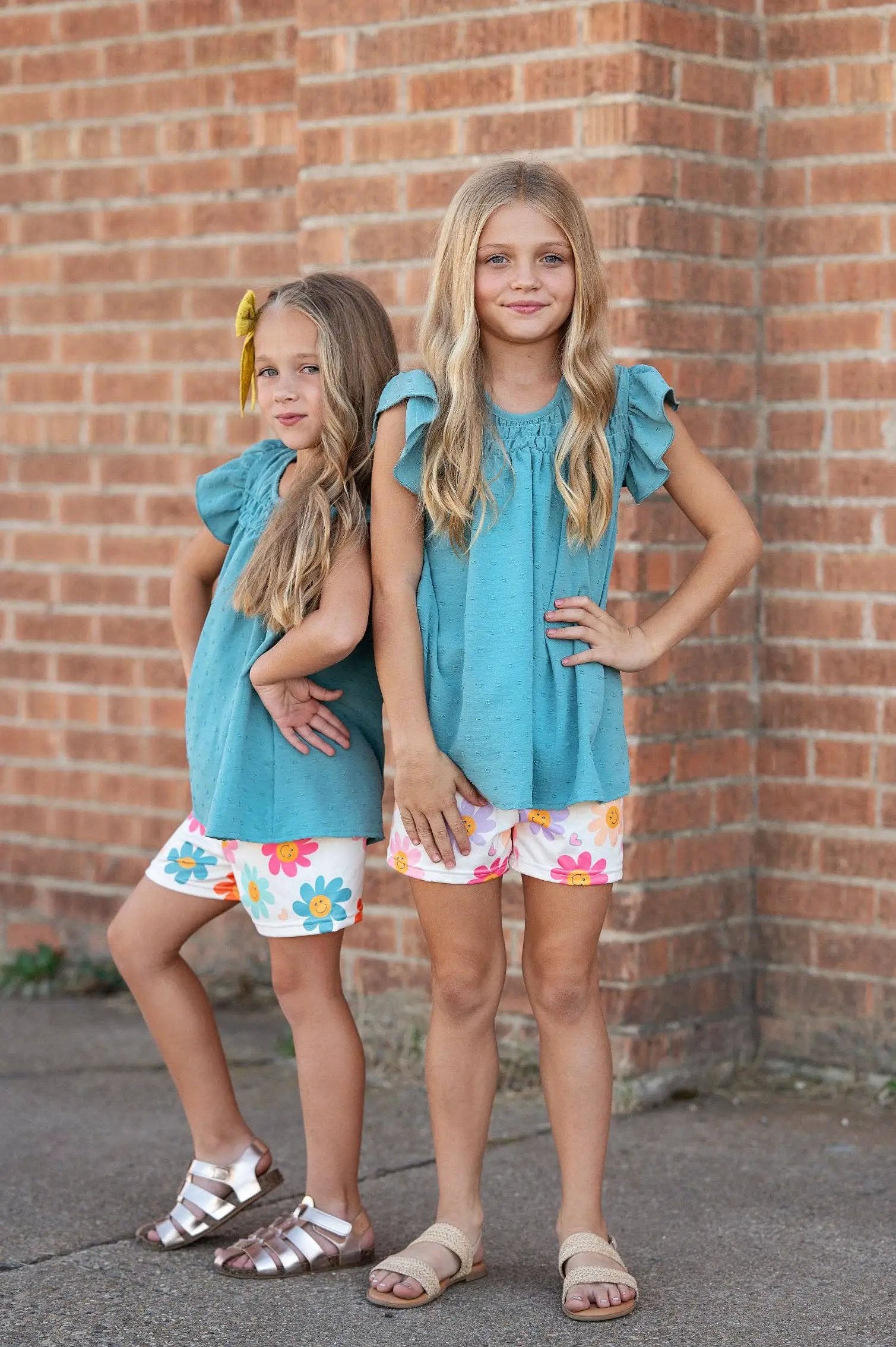 Adorable Sweetness The Retro Flower Power Cutie Set - Outfit Sets