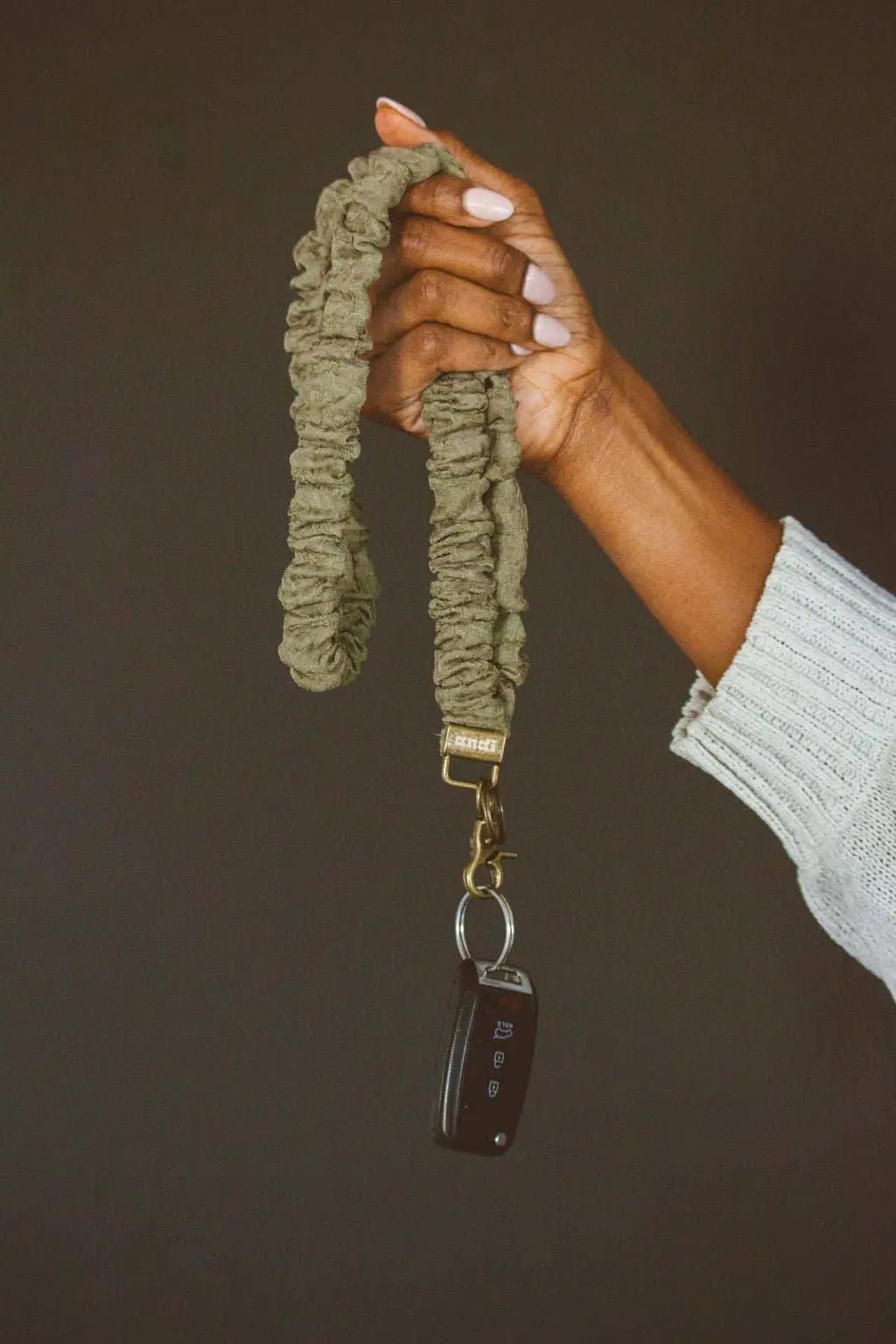 Shop ANDi Crinkled Moss Lanyard - Lanyards