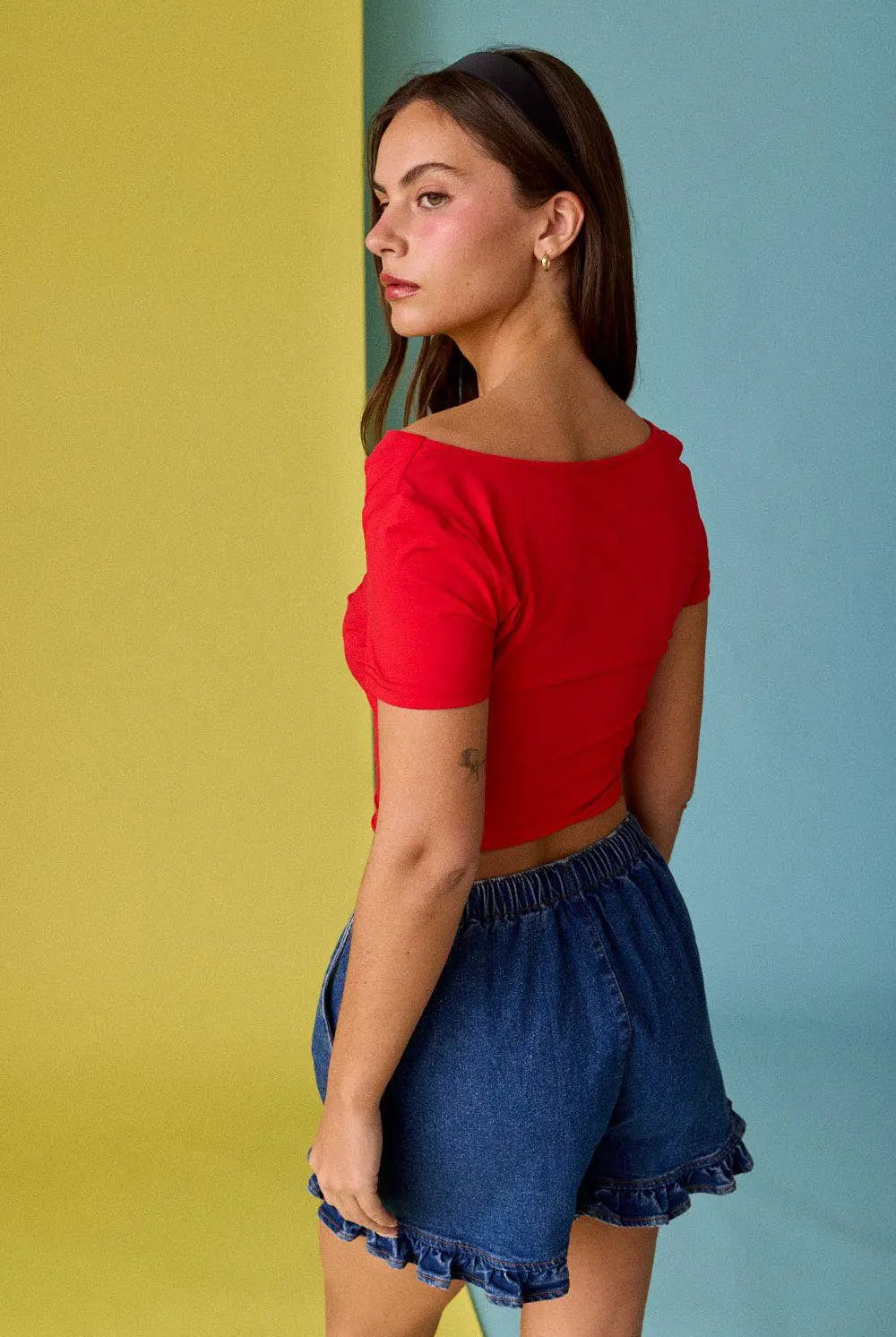 Papermoon The Priscilla Cowl Neck Top - Blouses