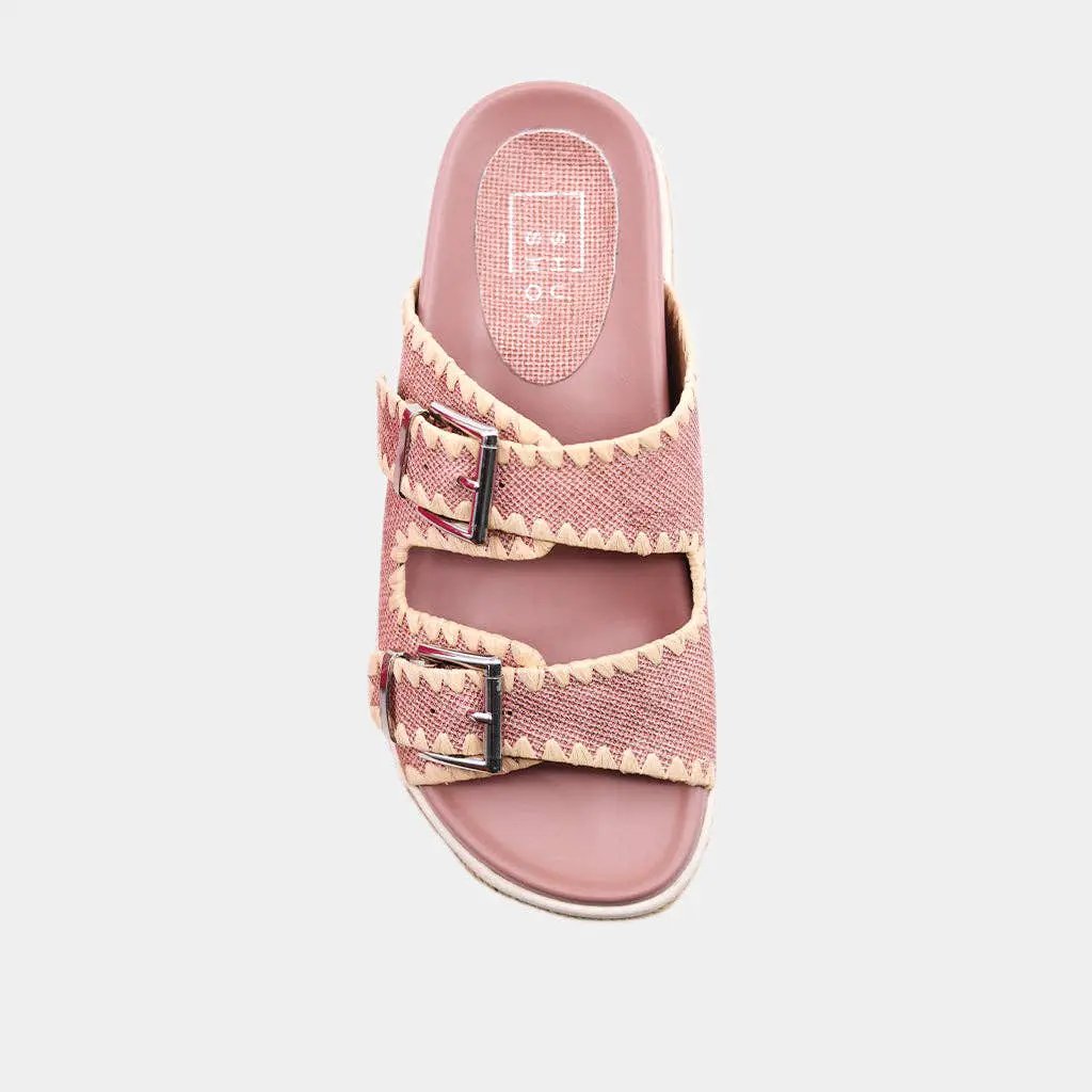 Shu Shop Shu Shop LAURA: Woven Blush - Sandals