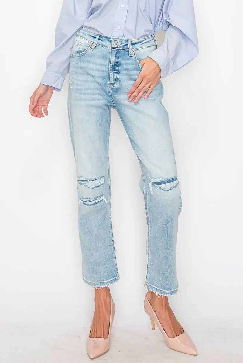 ARTEMIS VINTAGE Artemis Vintage High Rise Straight Jeans - Jeans