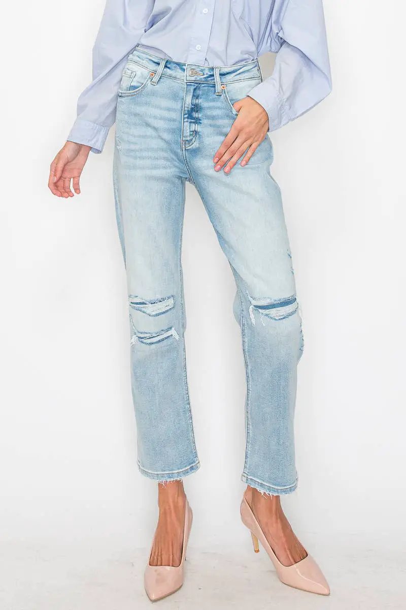 ARTEMIS VINTAGE Artemis Vintage High Rise Straight Jeans - Jeans