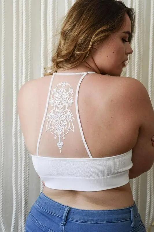 Three Bird Nest Three Bird Nest - Tattoo Bralette - Camisoles Three Bird Nest - Tattoo Bralette